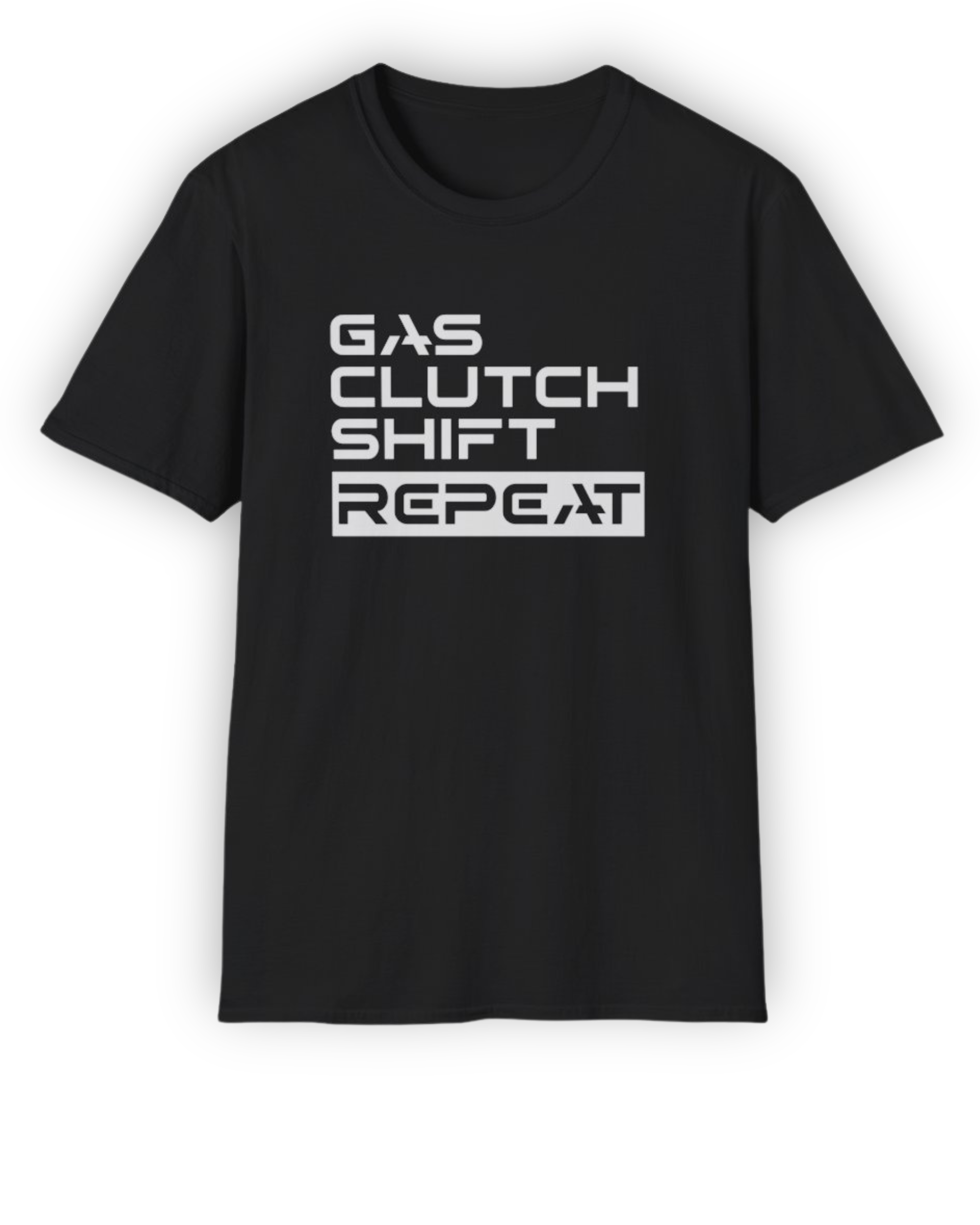 Gas Clutch Shift Repeat Tee | JDM Drift Culture Streetwear Shirt Tuning Techniques