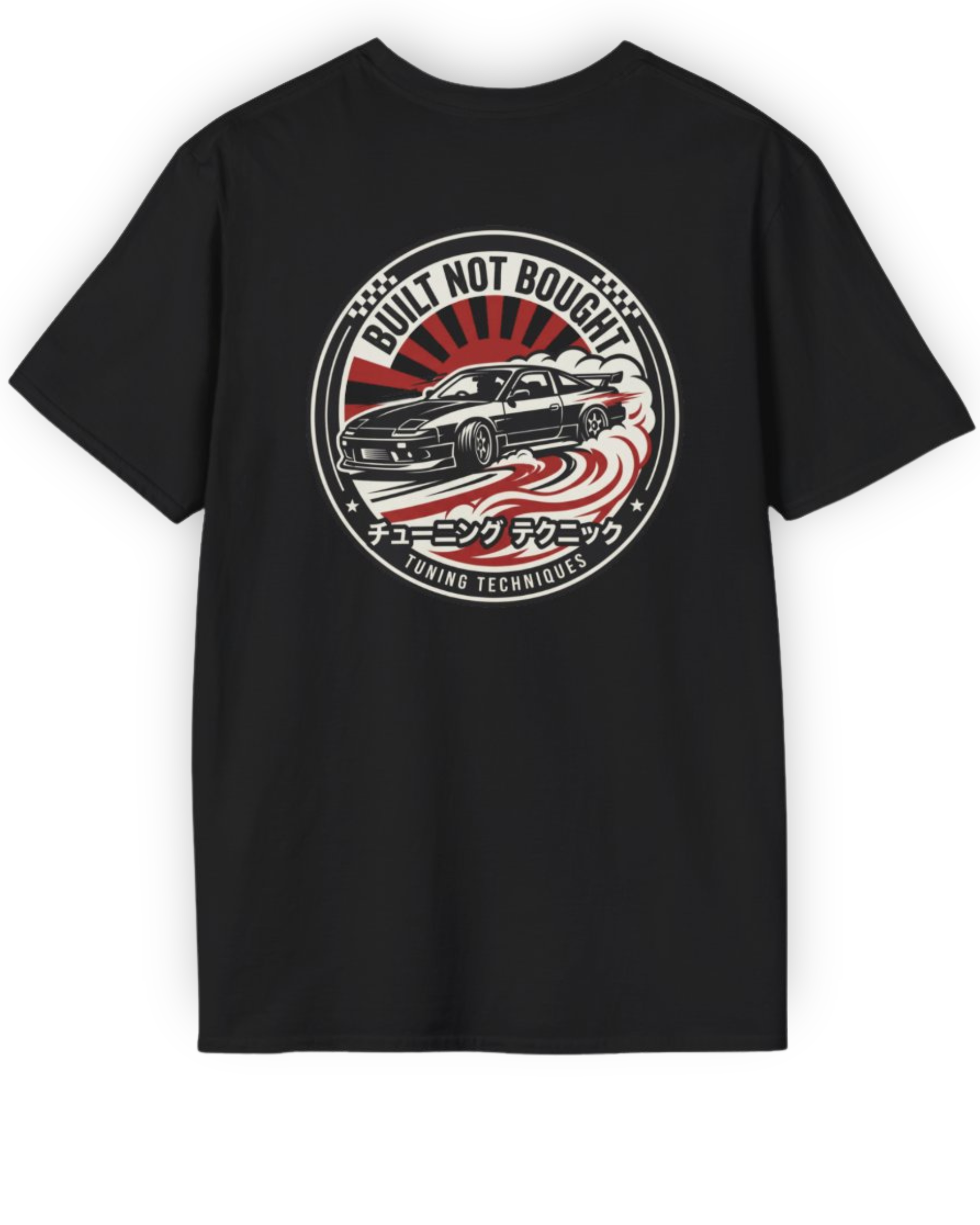 Built Not Bought Drift Tee | JDM Tuning Techniques Streetwear Shirt Tuning Techniques