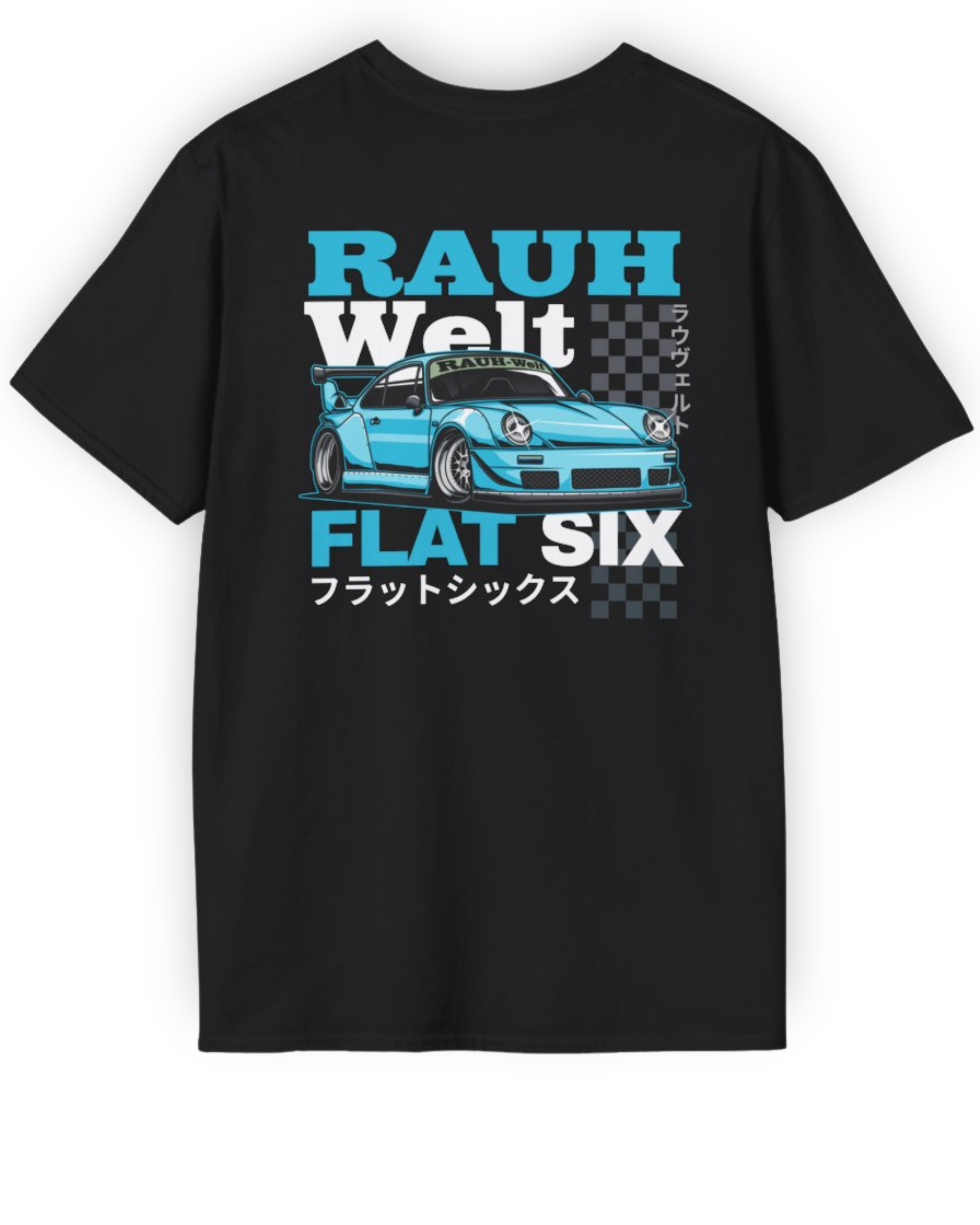 Widebody 964 “Flat Six” Tee | Air-Cooled Performance Streetwear Shirt Tuning Techniques
