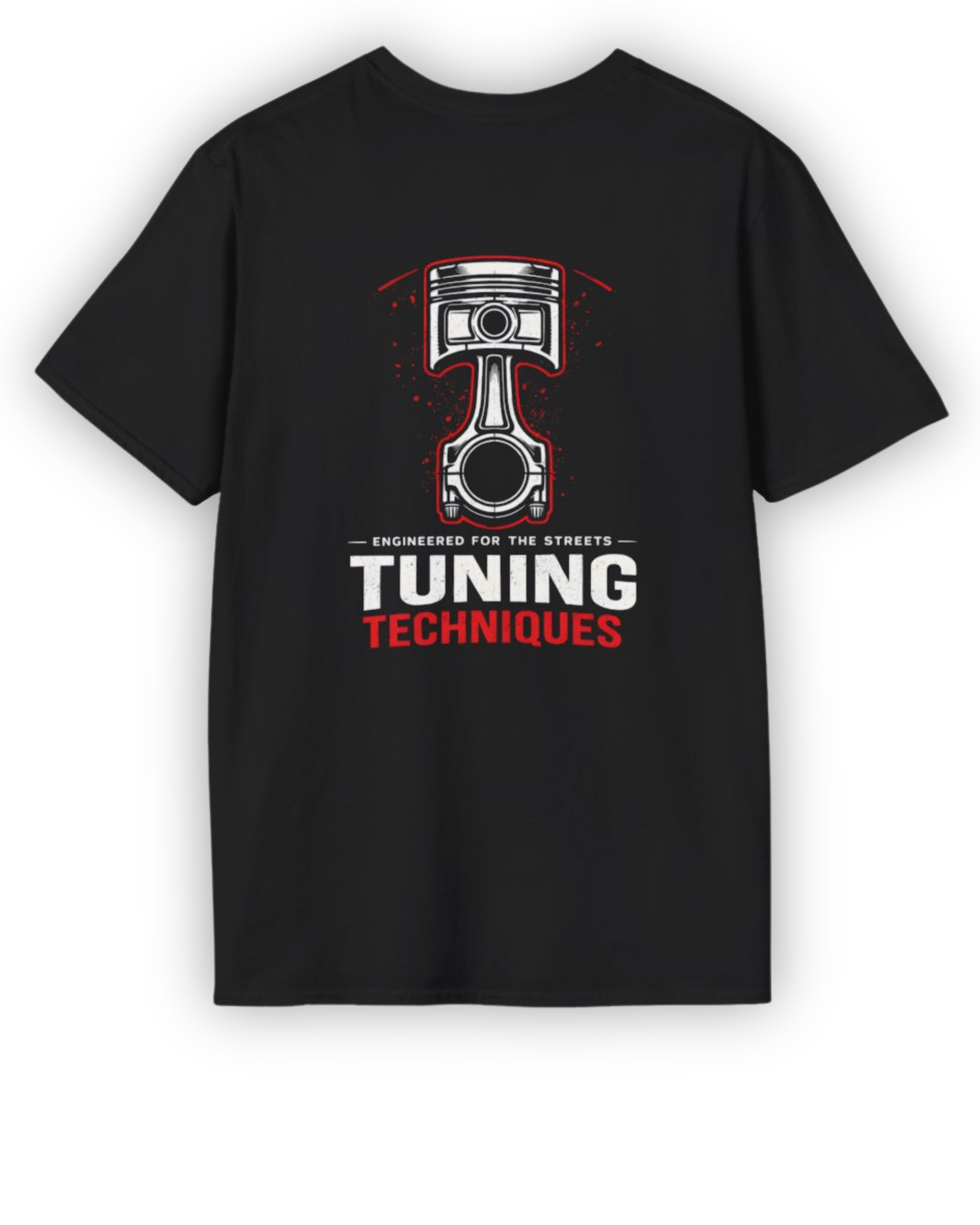 Tuning Techniques Piston Tee | Engine Performance Streetwear Shirt