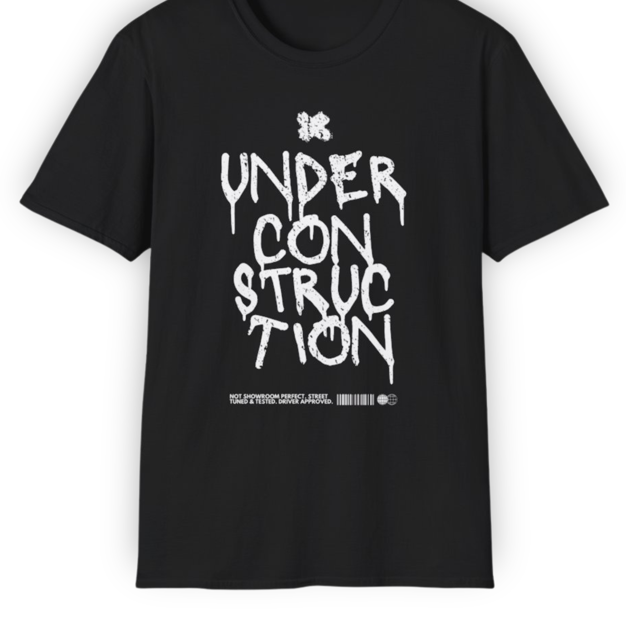 Under Construction Tee | Minimal Garage Life Streetwear Shirt Tuning Techniques