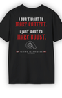 Make Boost T-Shirt | Turbo Car Enthusiast Tee | Built Not Content JDM Streetwear | Tuning Techniques Graphic Shirt Tuning Techniques