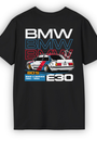 BMW E30 Tee | 80s BMW 3 Series Streetwear | Classic German Car Shirt Tuning Techniques