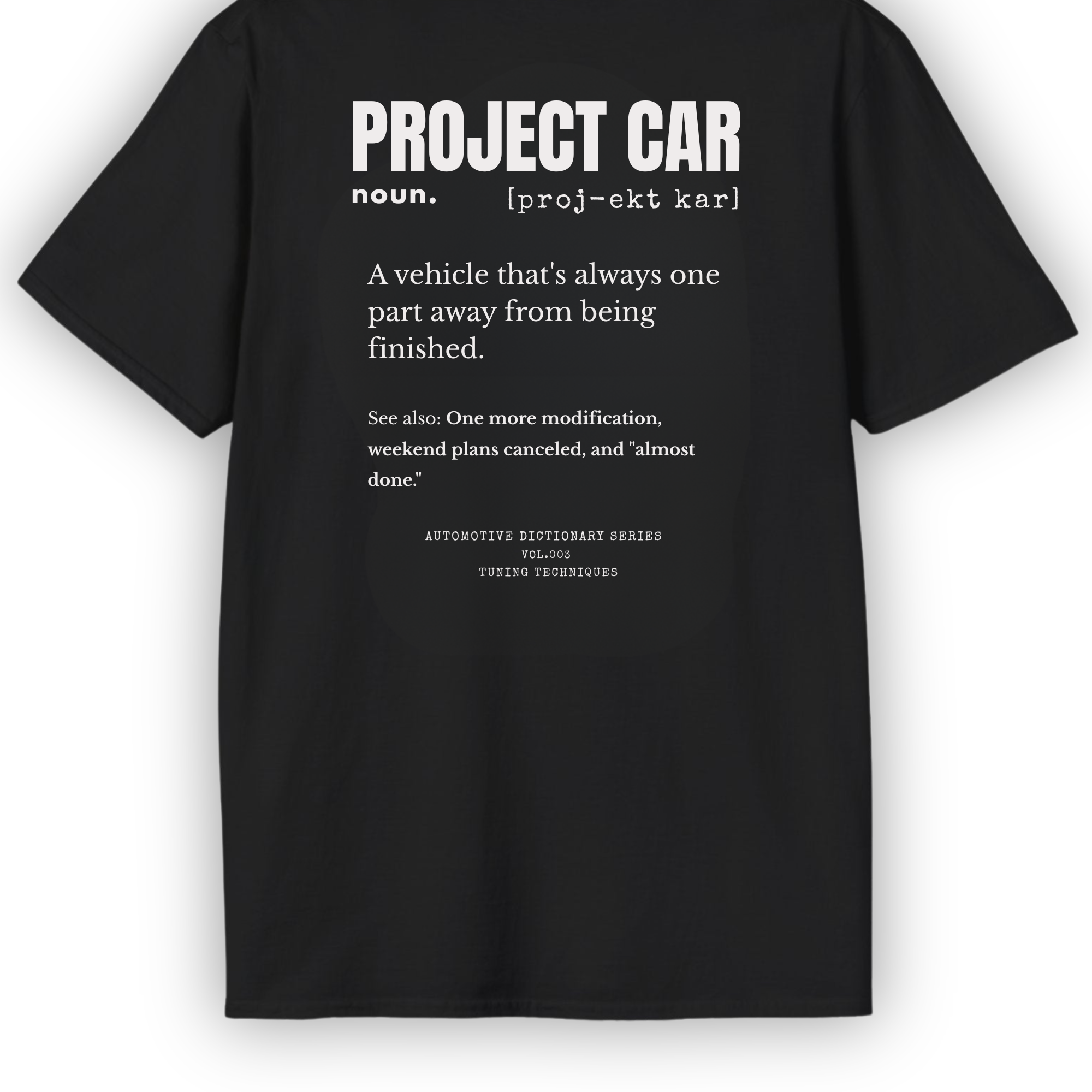 Project Car Definition Shirt Tuning Techniques