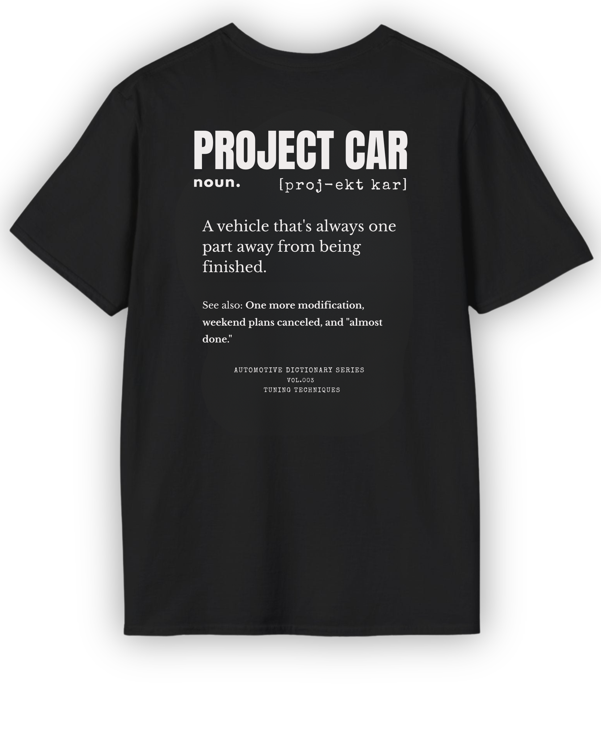Project Car Definition Shirt Tuning Techniques
