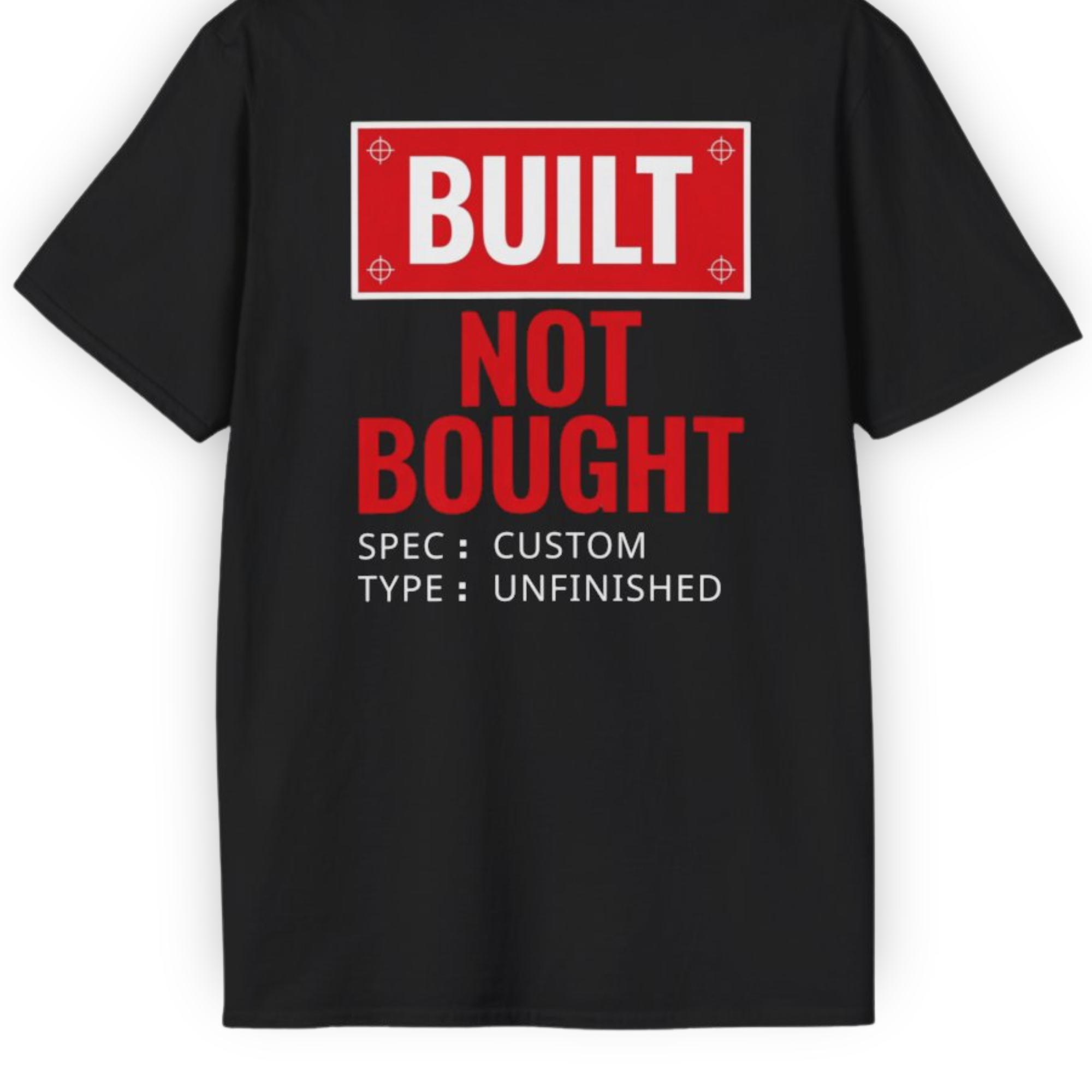Built Not Bought Spec Tee | Car Culture Streetwear Shirt Tuning Techniques