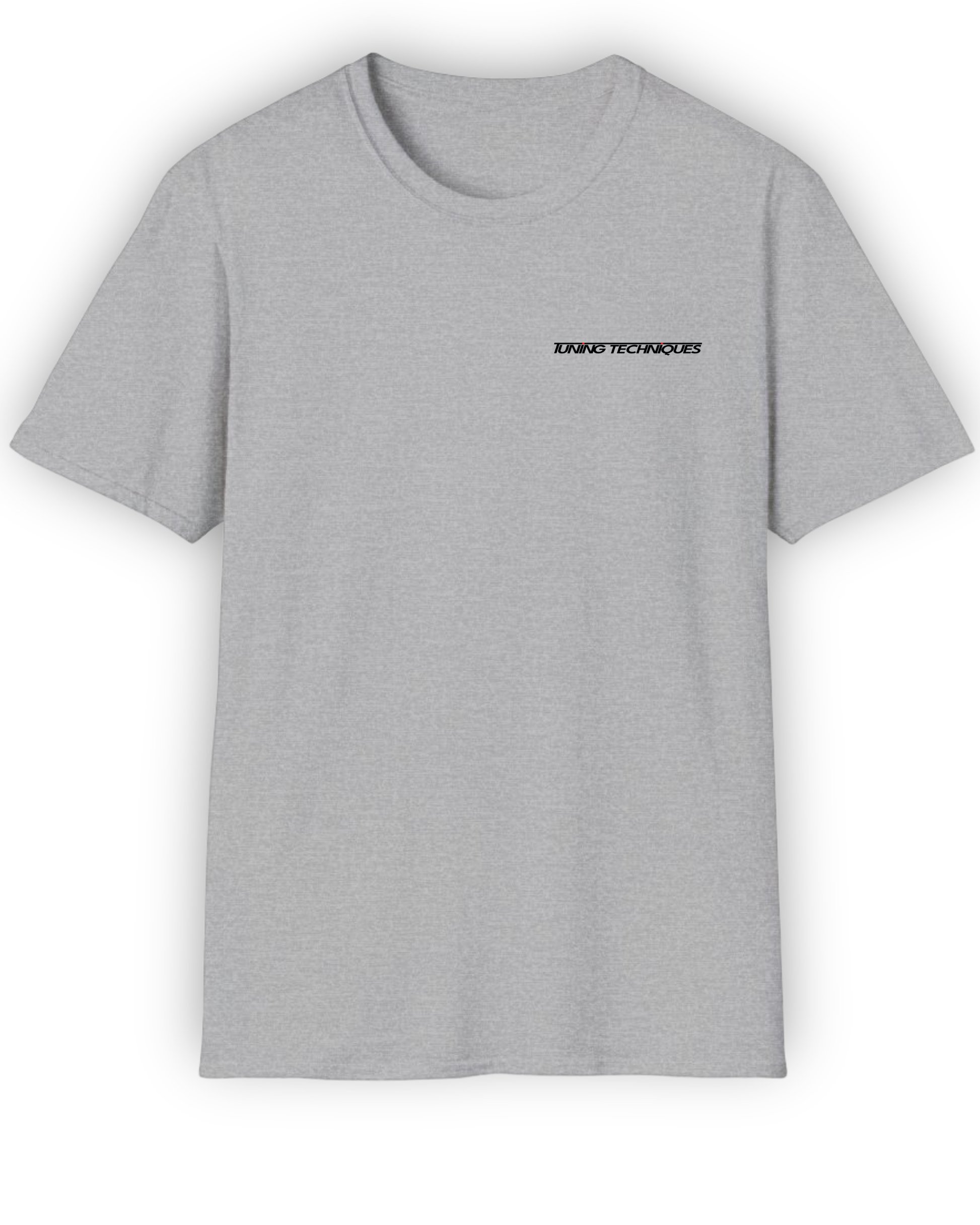 Tuning Techniques Signature Tee | Minimal Automotive Streetwear Shirt Printify