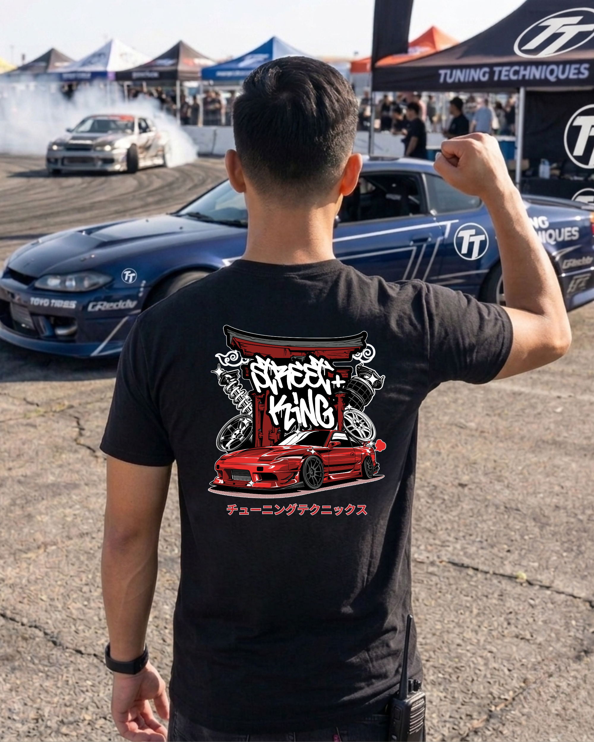 Street King Drift 180SX Tee | JDM Drift Culture Streetwear Shirt Tuning Techniques