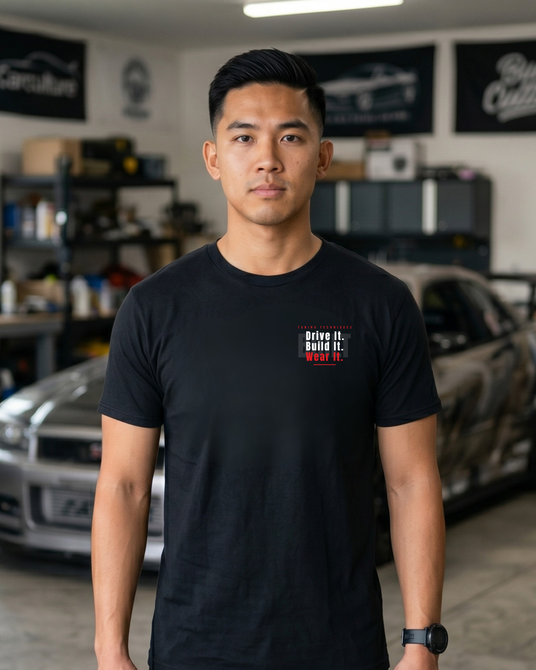 Drive It. Build It. Wear It. Tee | Car Culture Streetwear Shirt Tuning Techniques