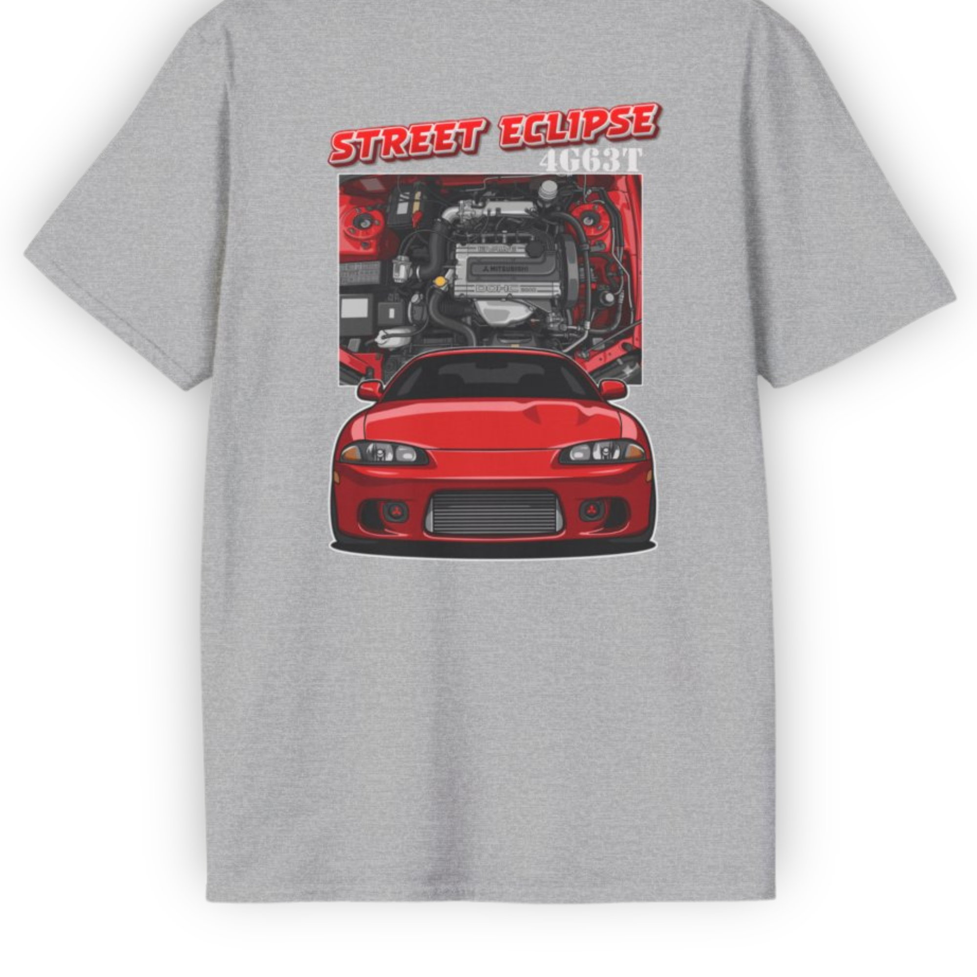 Street Eclipse Tee | 4G63T Turbo Car Culture Streetwear Shirt Tuning Techniques