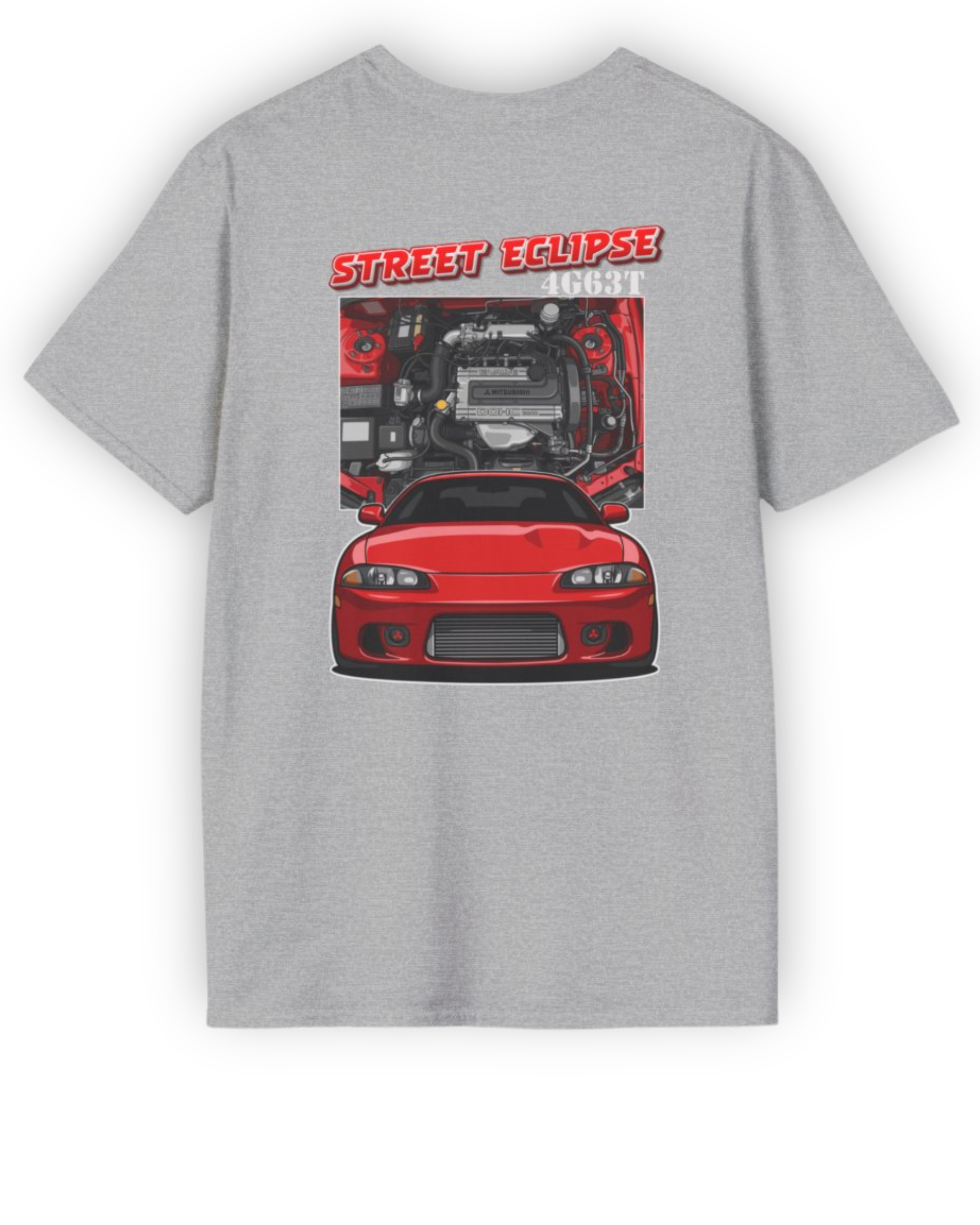 Street Eclipse Tee | 4G63T Turbo Car Culture Streetwear Shirt Tuning Techniques