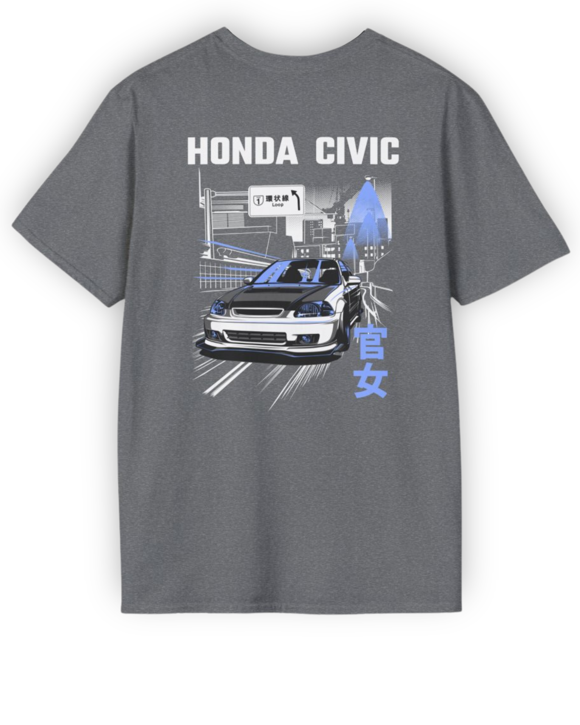 Kanjo Loop Racer Tee | EK9-Inspired Civic Street Racing Shirt Tuning Techniques