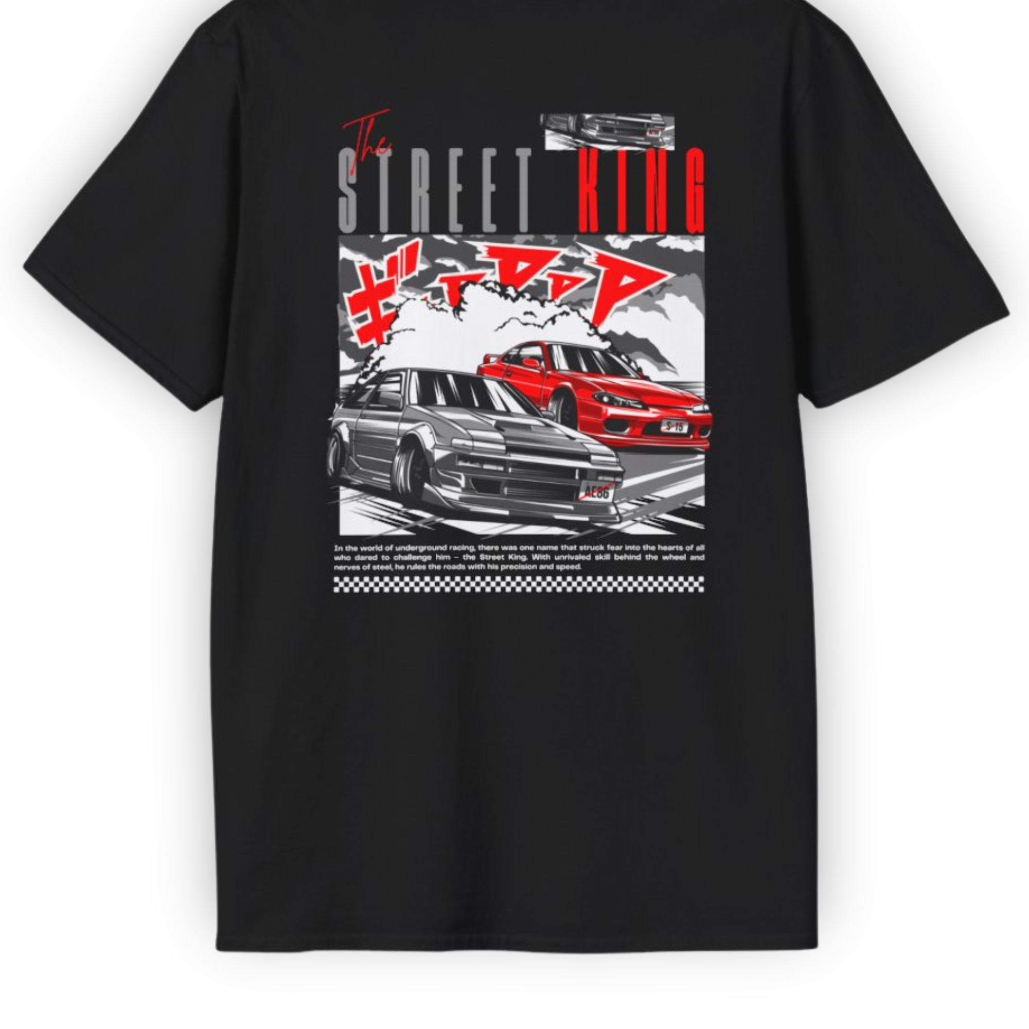 Street King Drift Tee | JDM Drift Culture Streetwear Shirt Tuning Techniques