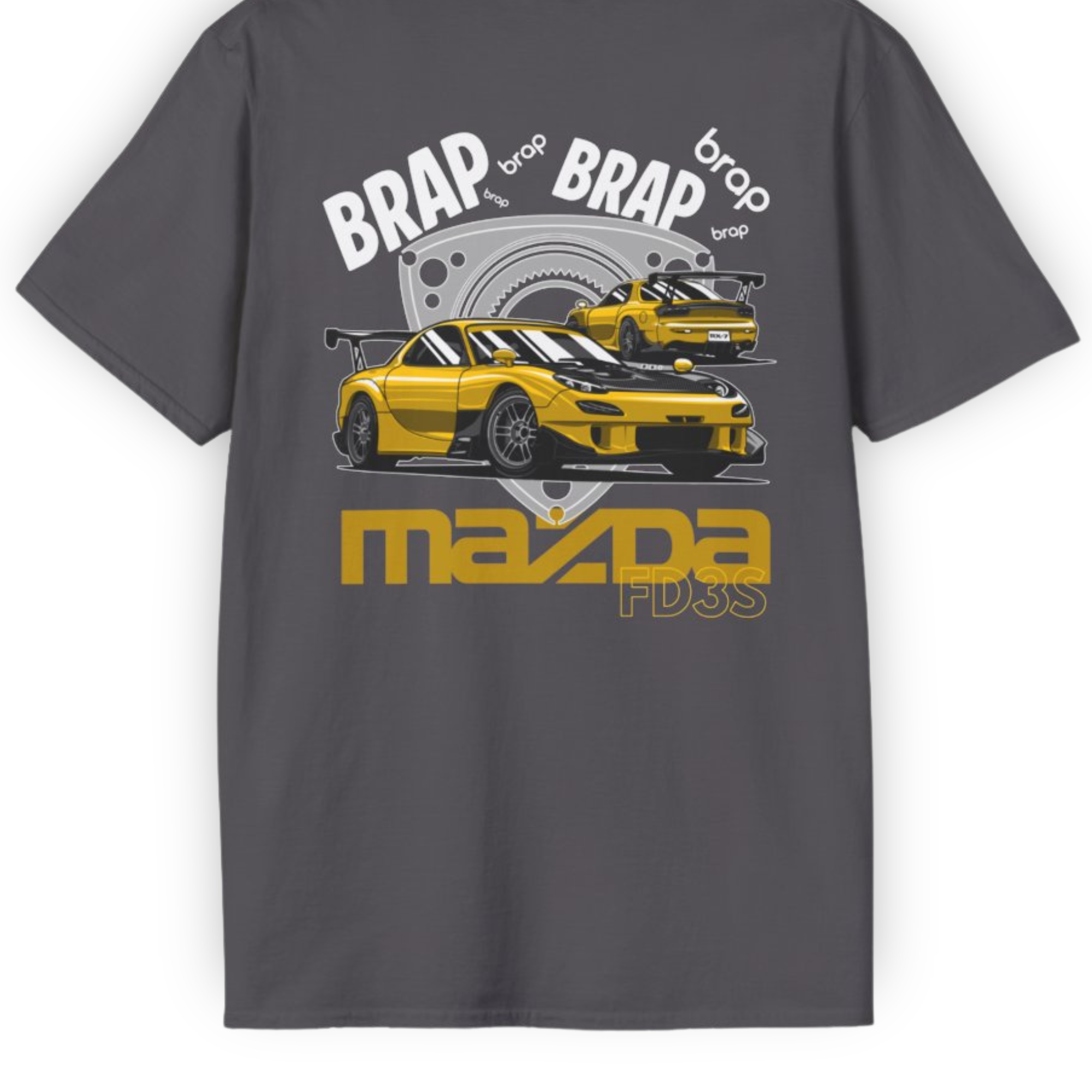 Brap Brap Rotary Tee | JDM Engine Streetwear Shirt Tuning Techniques