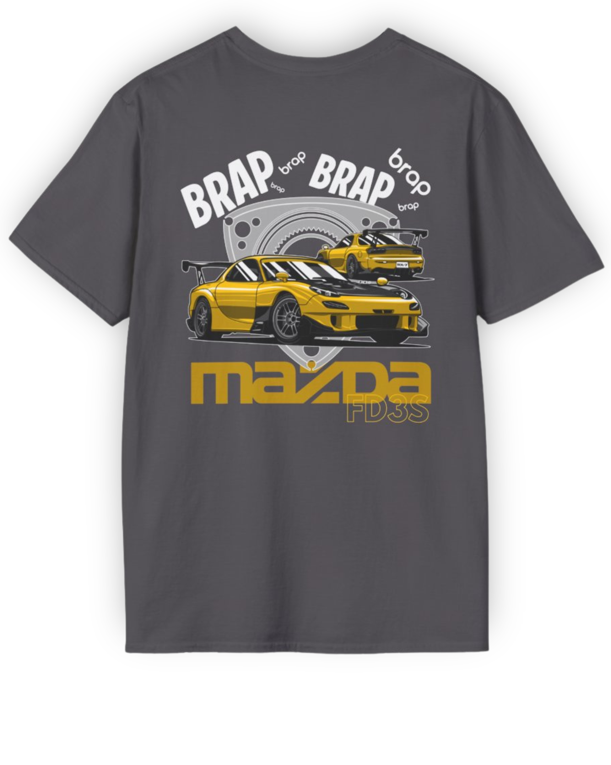 Brap Brap Rotary Tee | JDM Engine Streetwear Shirt Tuning Techniques