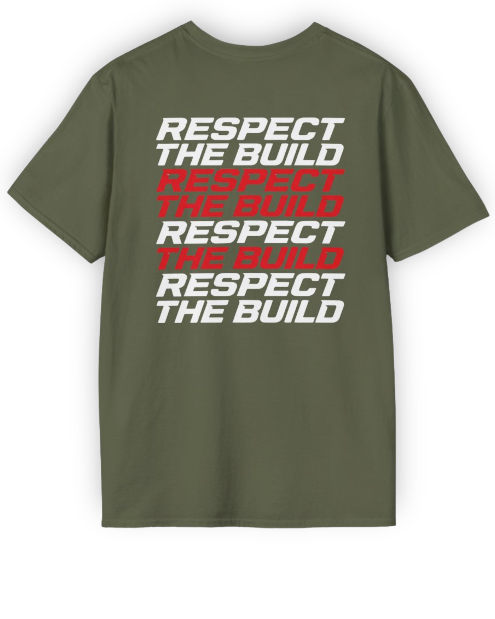 Respect The Build Tee | Stacked Minimal Automotive Streetwear Shirt Tuning Techniques