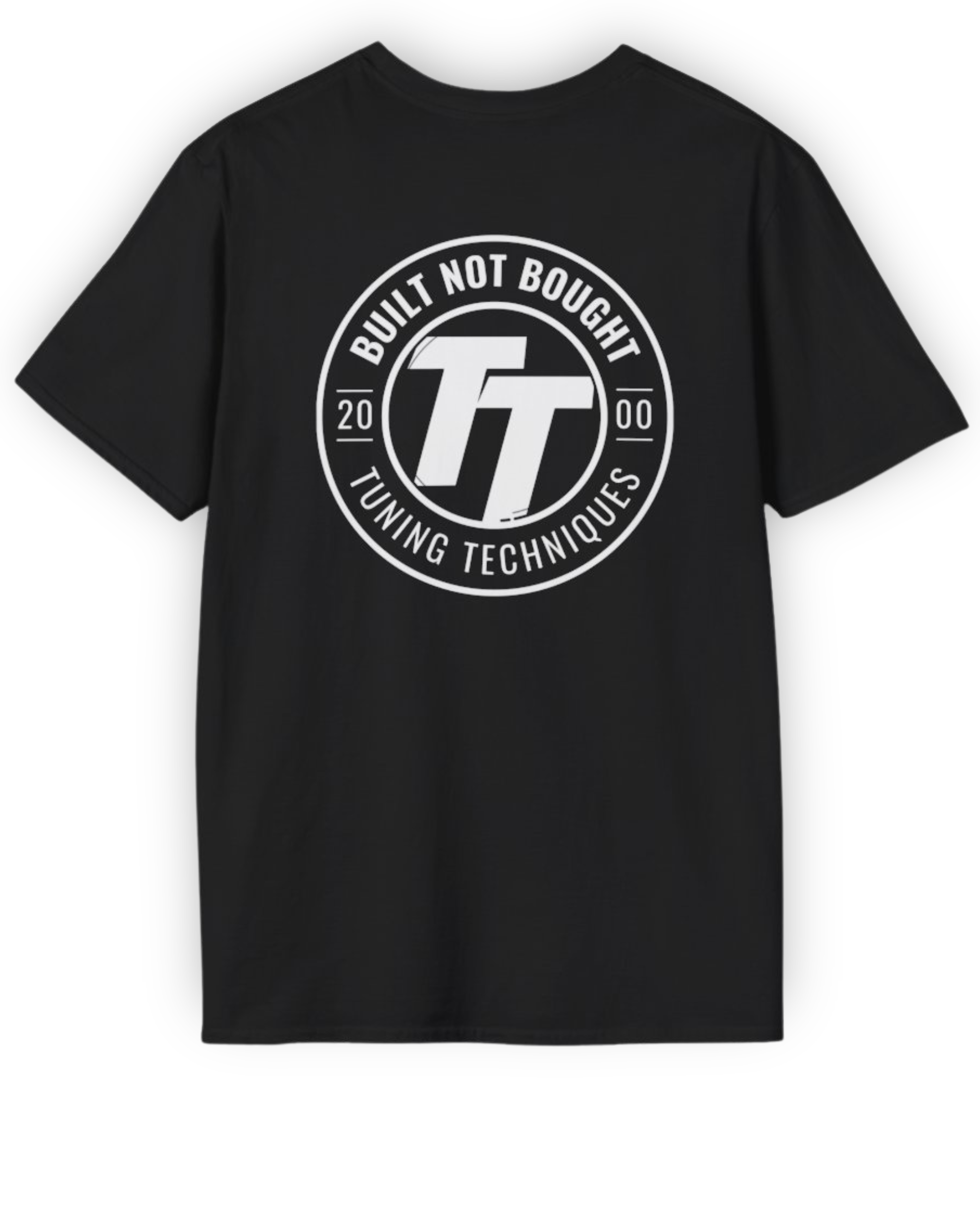 Built Not Bought TT Badge Tee | Minimal Garage Streetwear Shirt Tuning Techniques