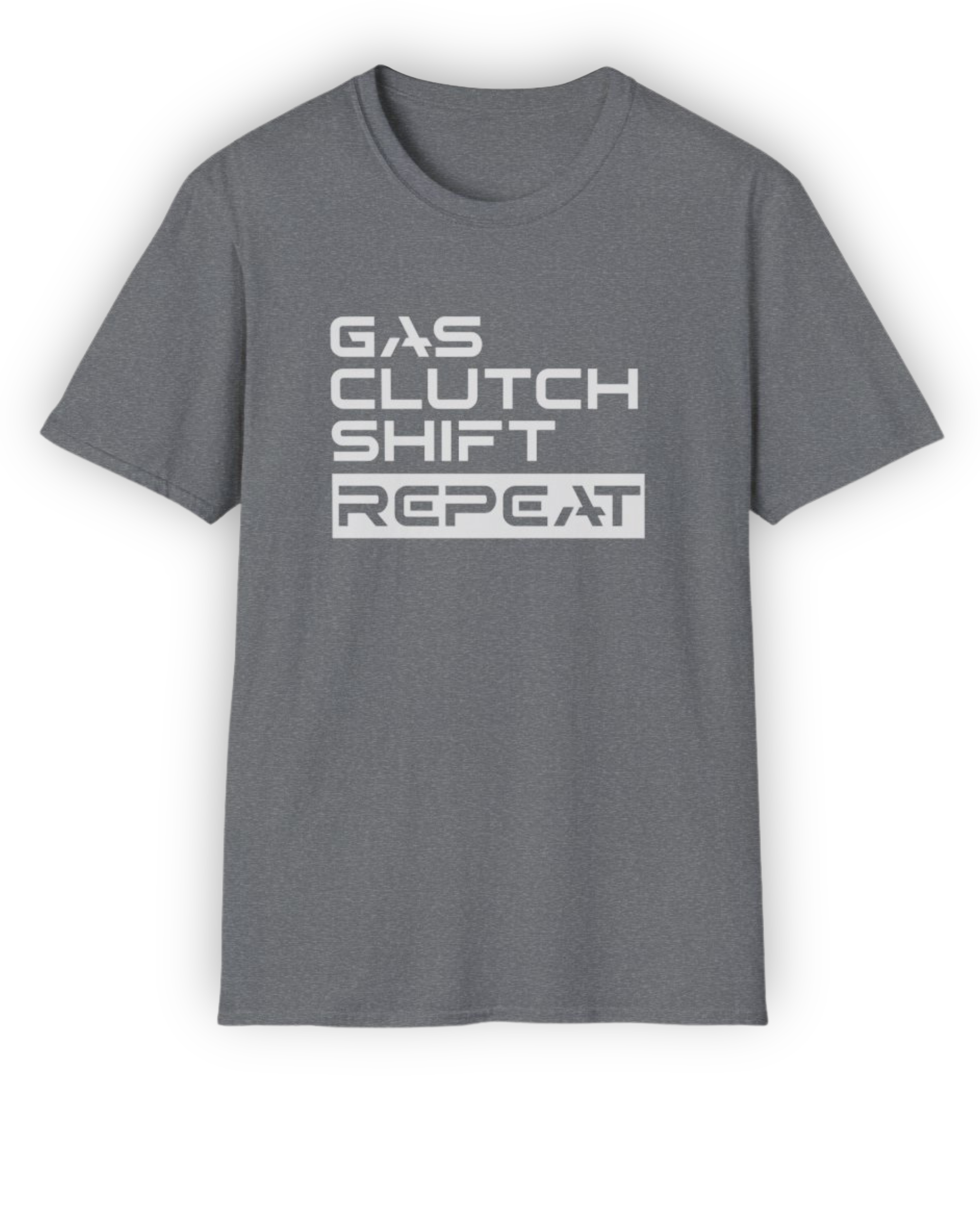Gas Clutch Shift Repeat Tee | JDM Drift Culture Streetwear Shirt Tuning Techniques