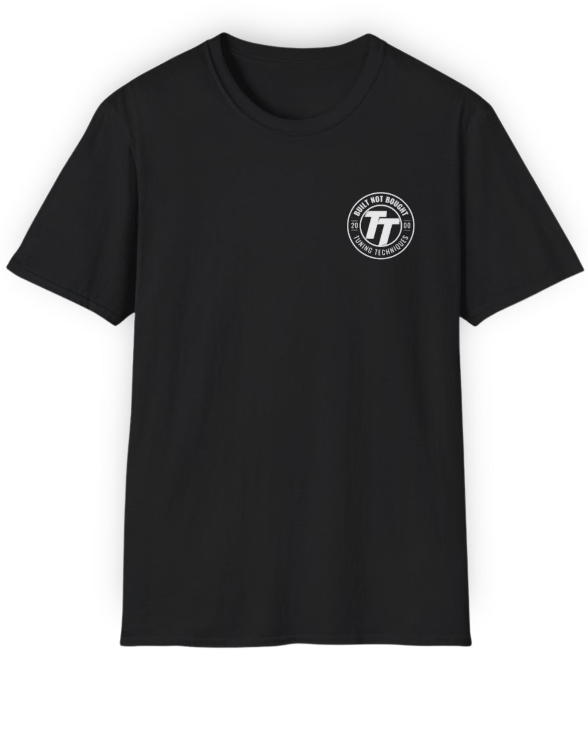 Built Not Bought TT Badge Tee | Minimal Garage Streetwear Shirt Tuning Techniques