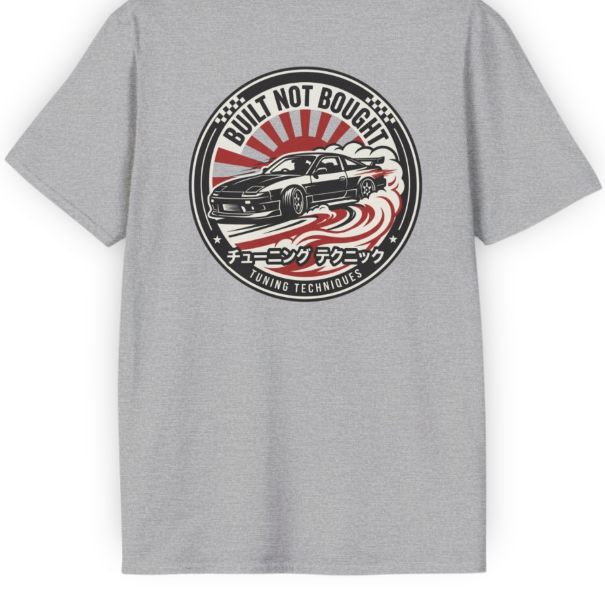 Built Not Bought Drift Tee | JDM Tuning Techniques Streetwear Shirt Tuning Techniques