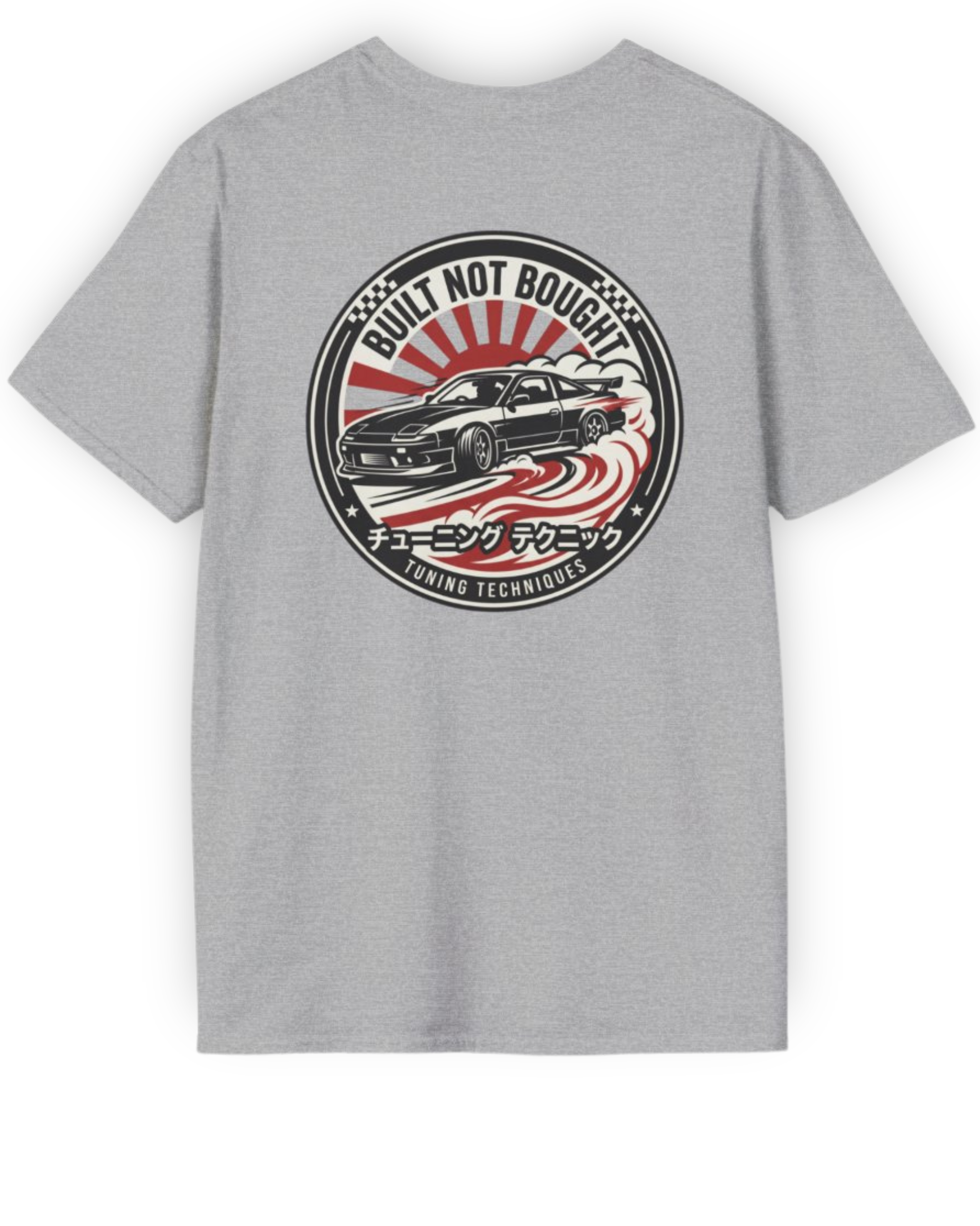 Built Not Bought Drift Tee | JDM Tuning Techniques Streetwear Shirt Tuning Techniques