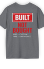Built Not Bought Spec Tee | Car Culture Streetwear Shirt Tuning Techniques