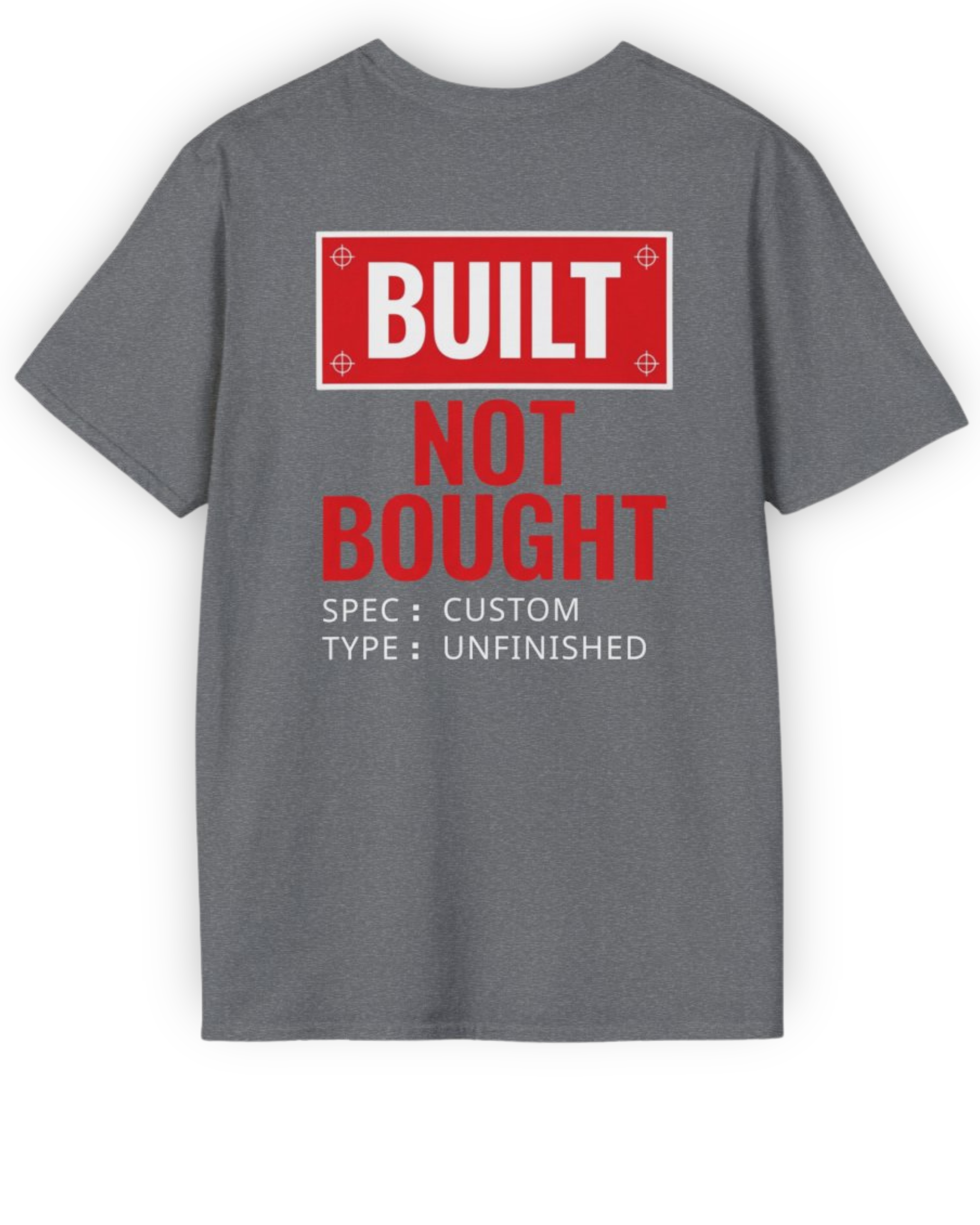 Built Not Bought Spec Tee | Car Culture Streetwear Shirt Tuning Techniques
