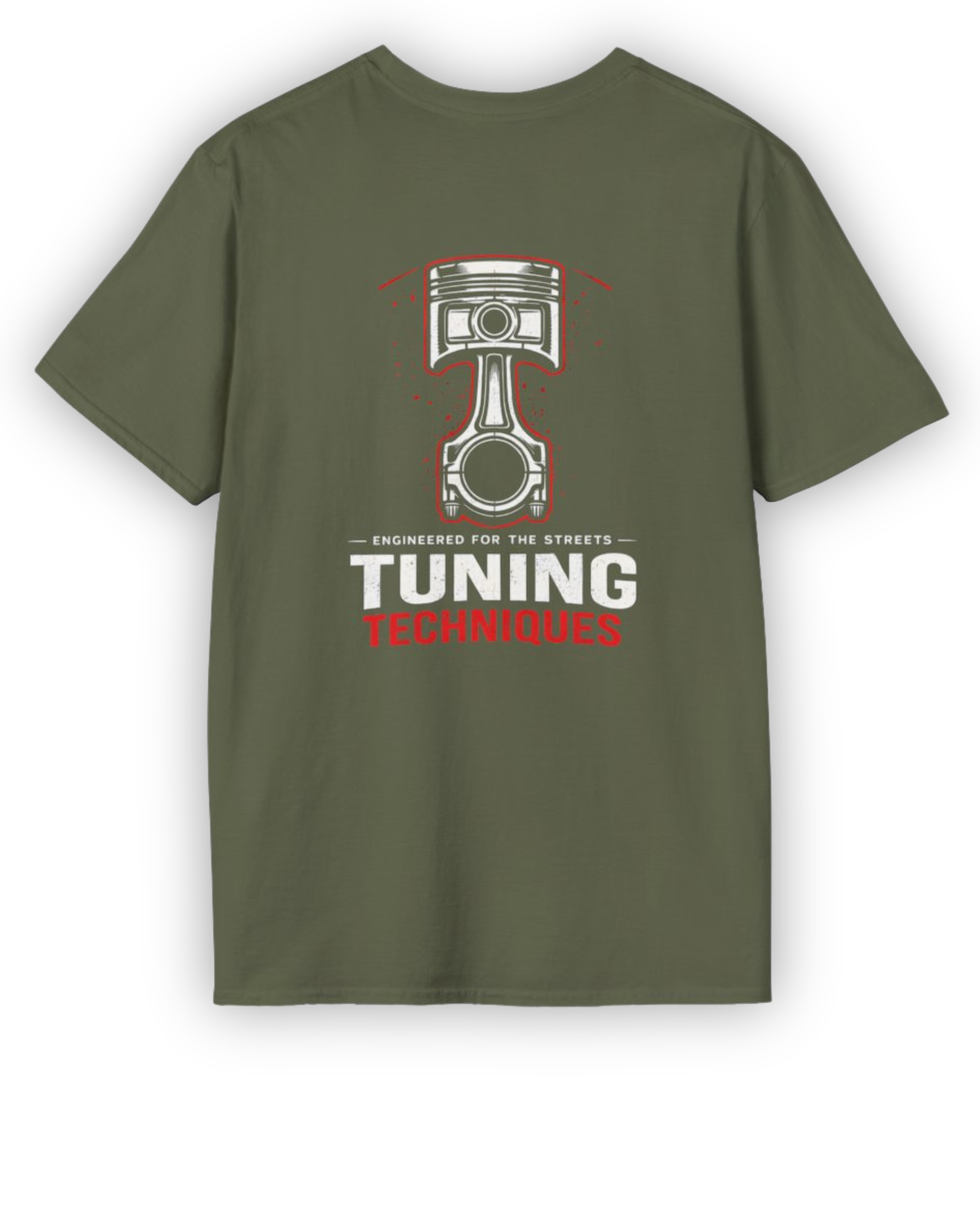 Tuning Techniques Piston Tee | Engine Performance Streetwear Shirt