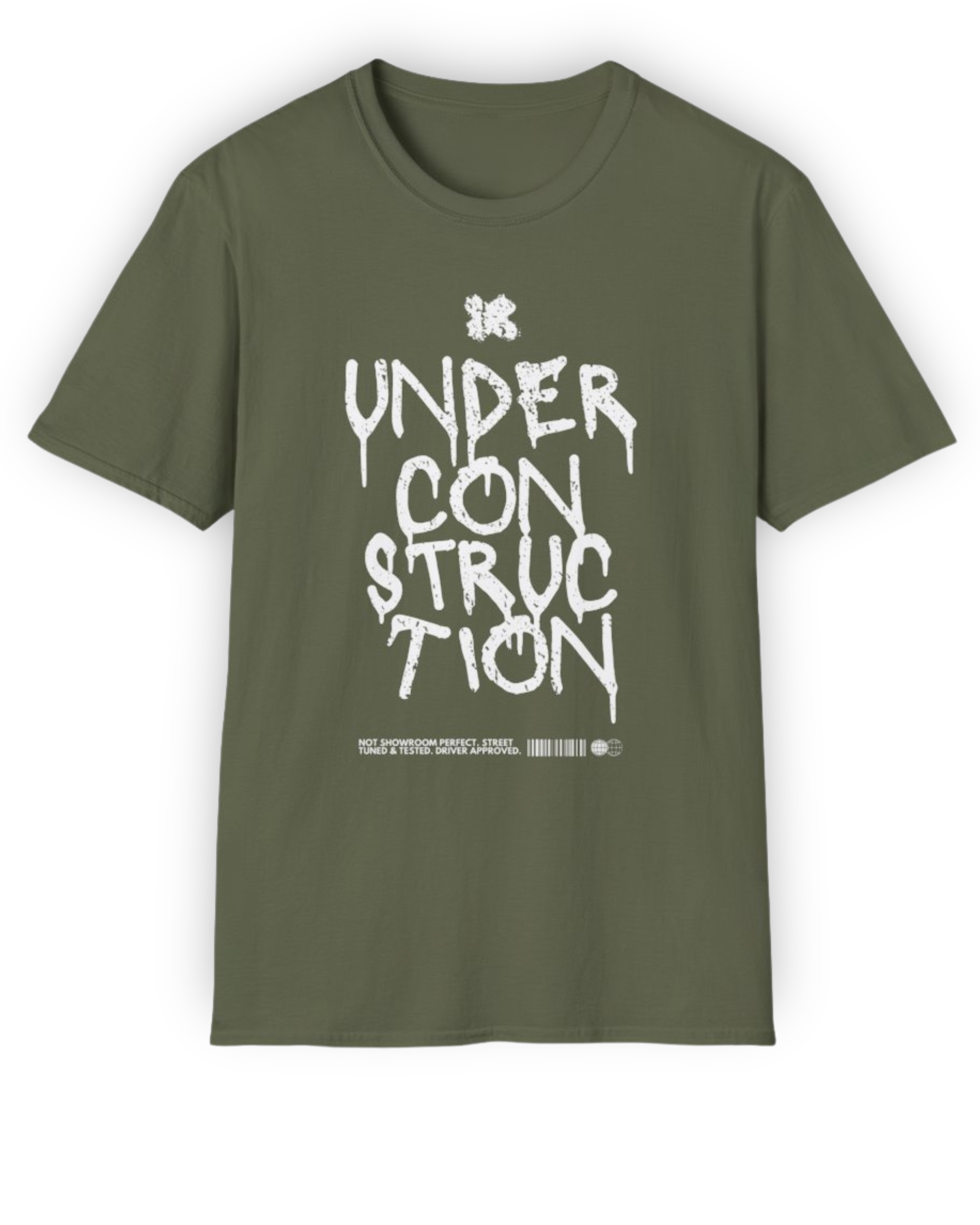 Under Construction Tee | Minimal Garage Life Streetwear Shirt Tuning Techniques
