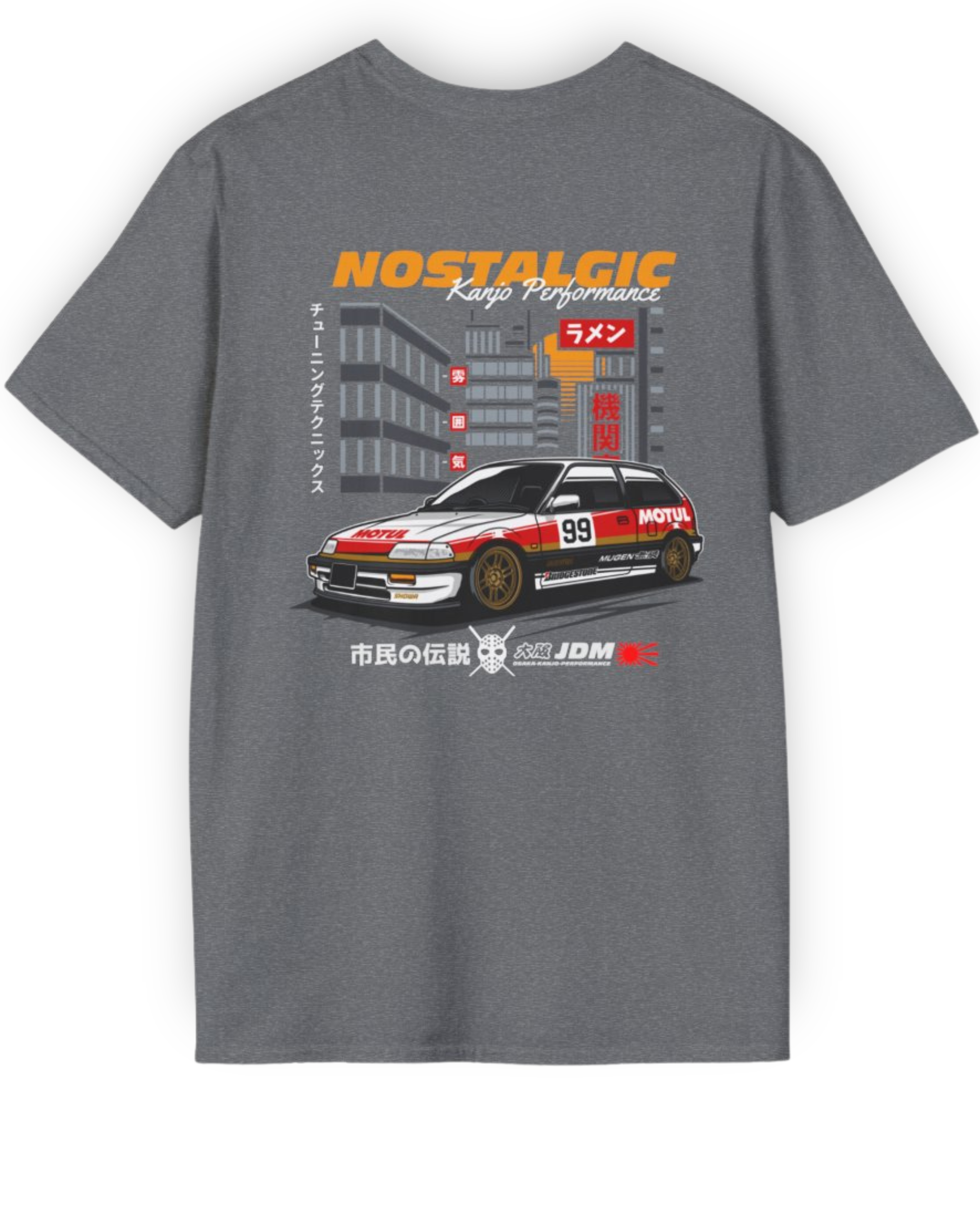 Nostalgic EF Loop Racer Tee | Kanjo Performance Streetwear Shirt Tuning Techniques