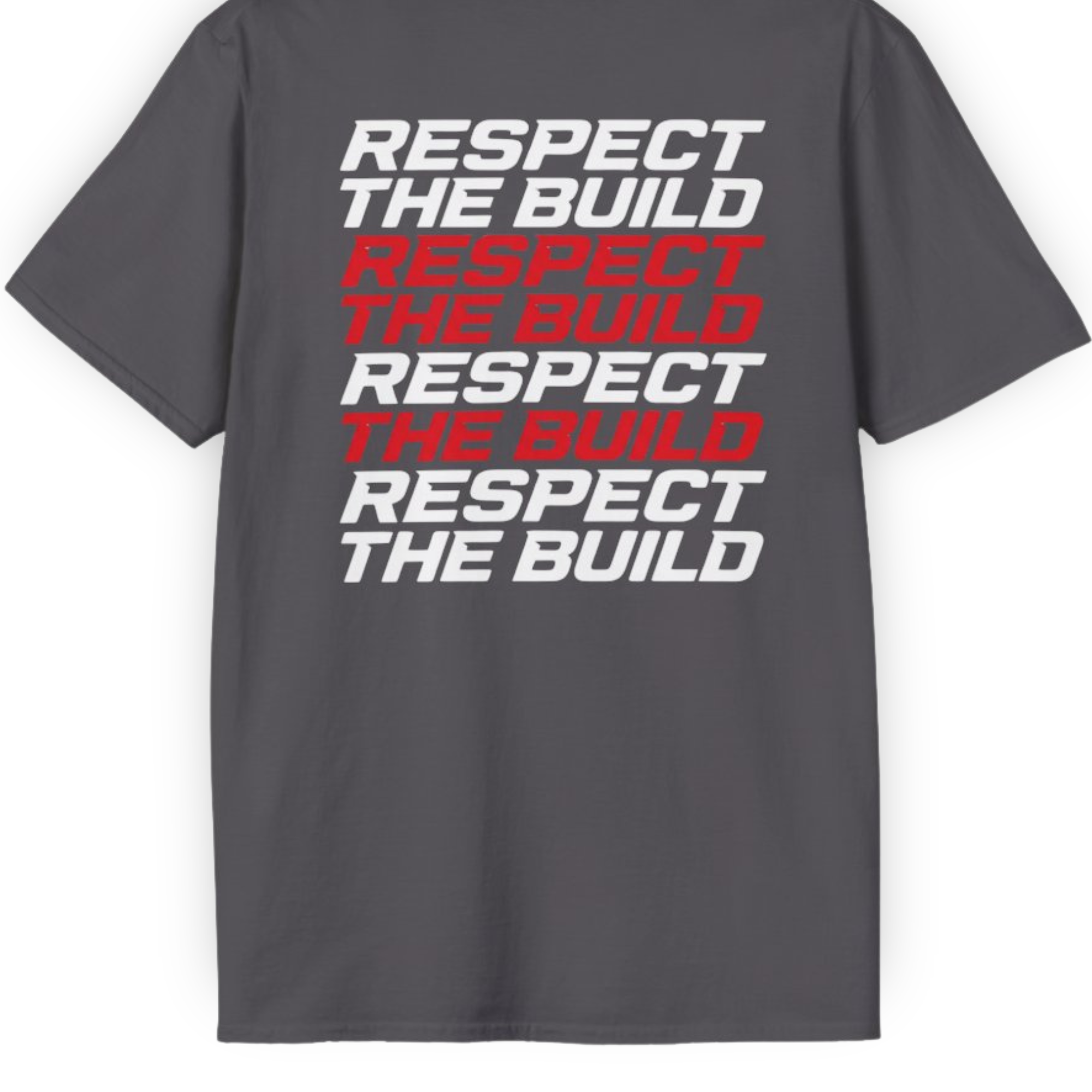 Respect The Build Tee | Stacked Minimal Automotive Streetwear Shirt Tuning Techniques