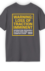 Loss of Traction Warning Tee | Drift Control Streetwear Shirt Tuning Techniques