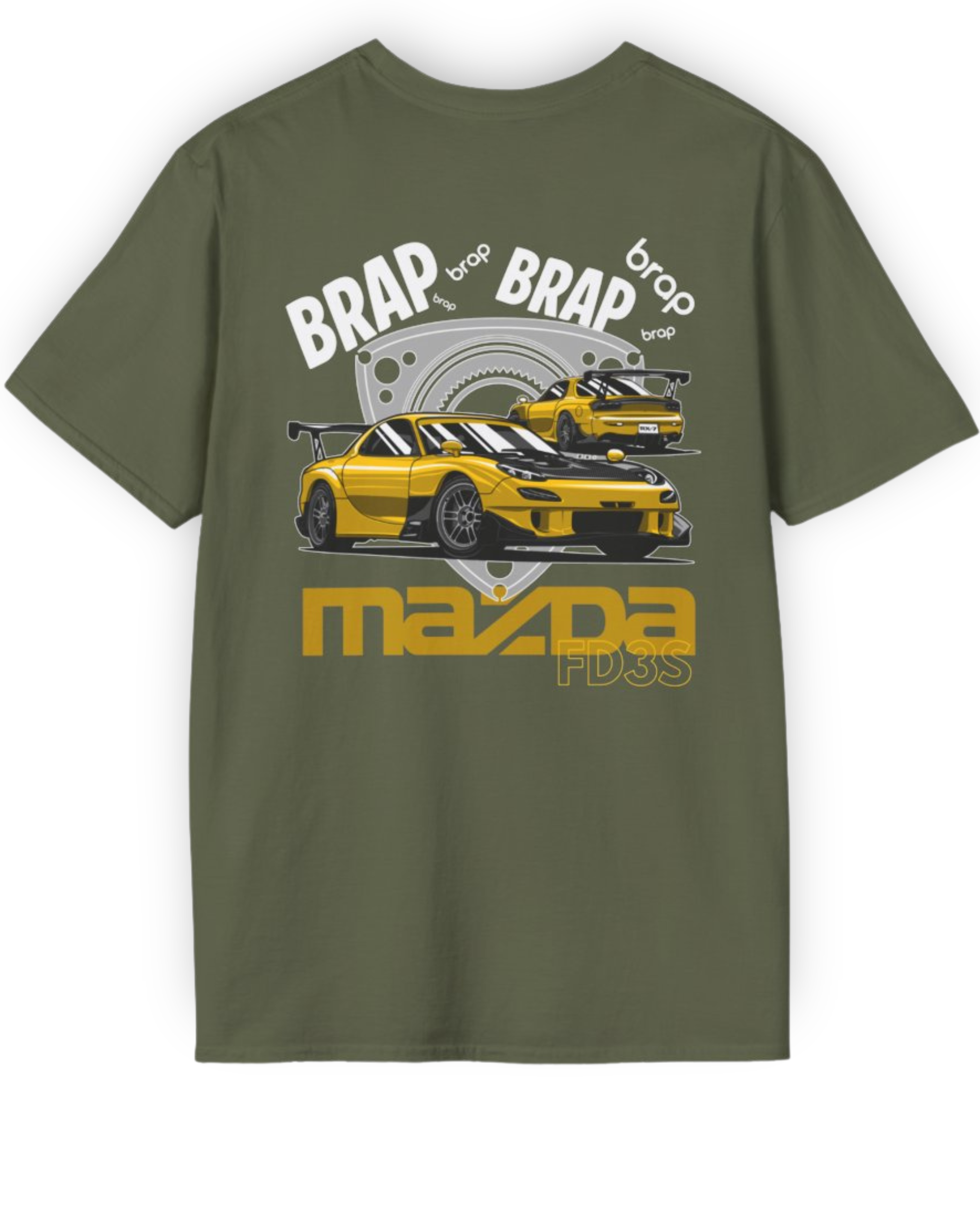 Brap Brap Rotary Tee | JDM Engine Streetwear Shirt Tuning Techniques