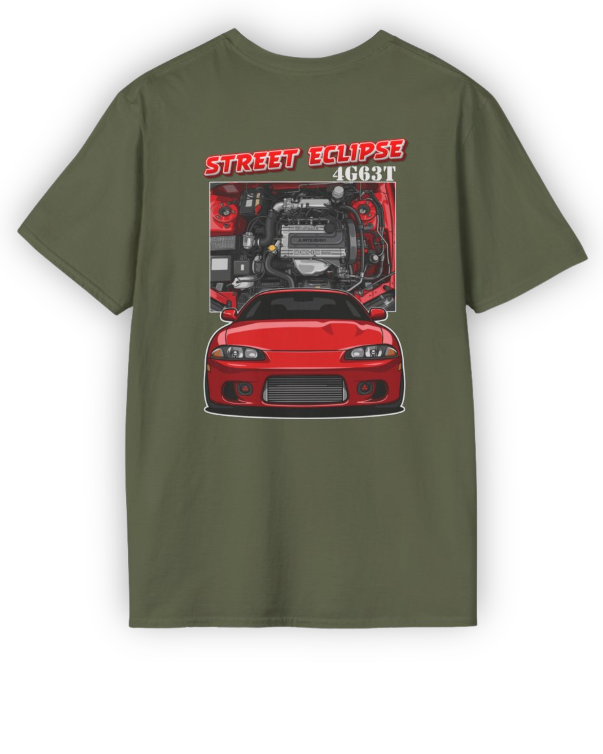 Street Eclipse Tee | 4G63T Turbo Car Culture Streetwear Shirt Tuning Techniques