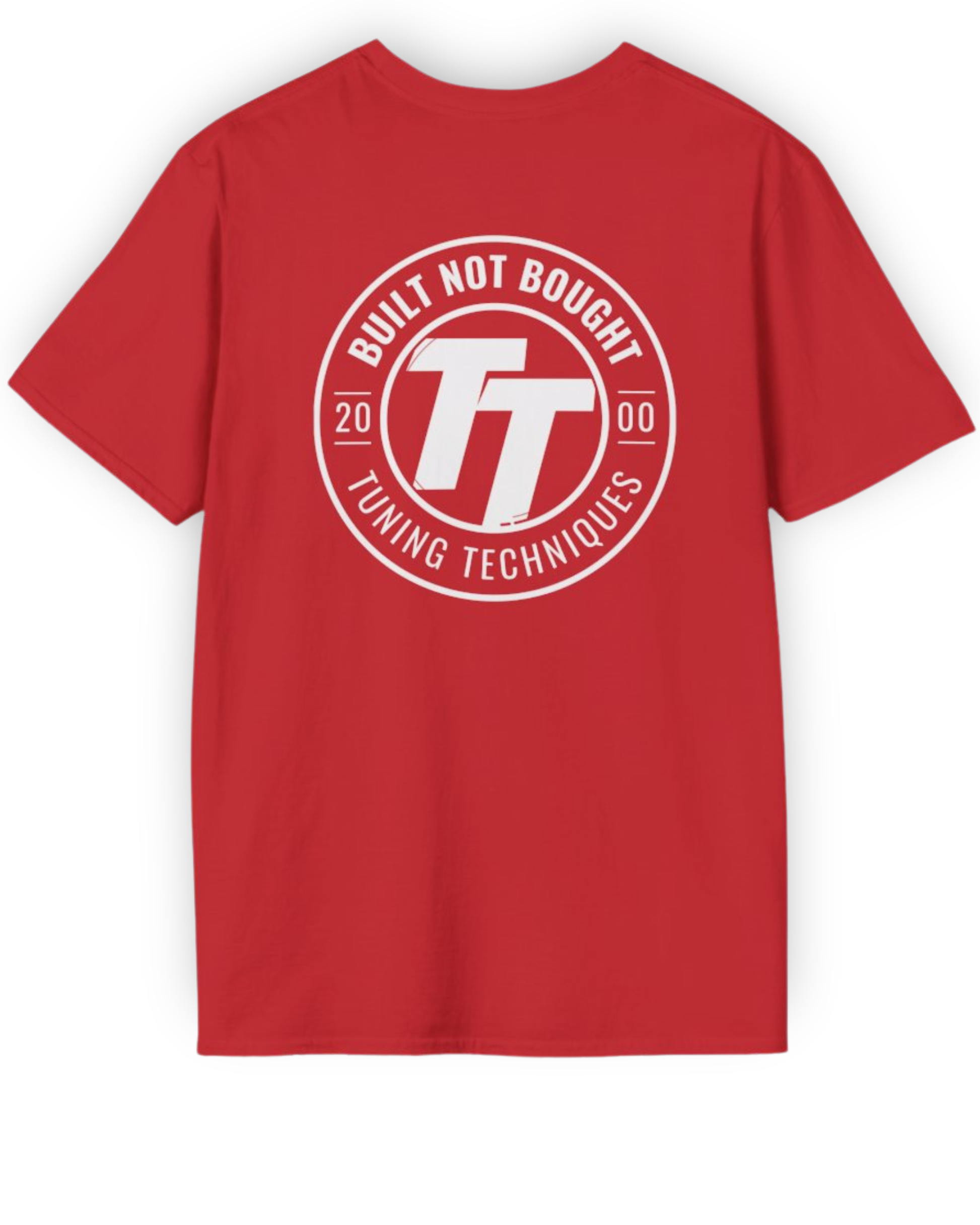 Built Not Bought TT Badge Tee | Minimal Garage Streetwear Shirt Tuning Techniques