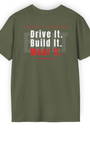 Drive It. Build It. Wear It. Tee | Car Culture Streetwear Shirt Tuning Techniques