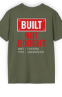 Built Not Bought Spec Tee | Car Culture Streetwear Shirt Tuning Techniques