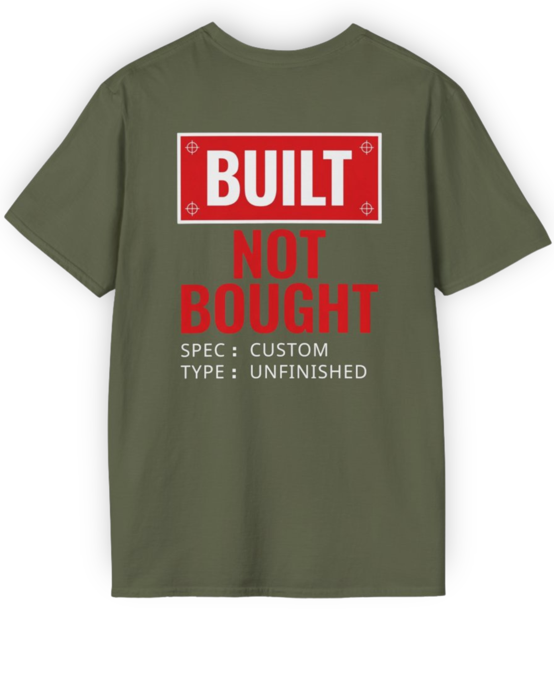 Built Not Bought Spec Tee | Car Culture Streetwear Shirt Tuning Techniques
