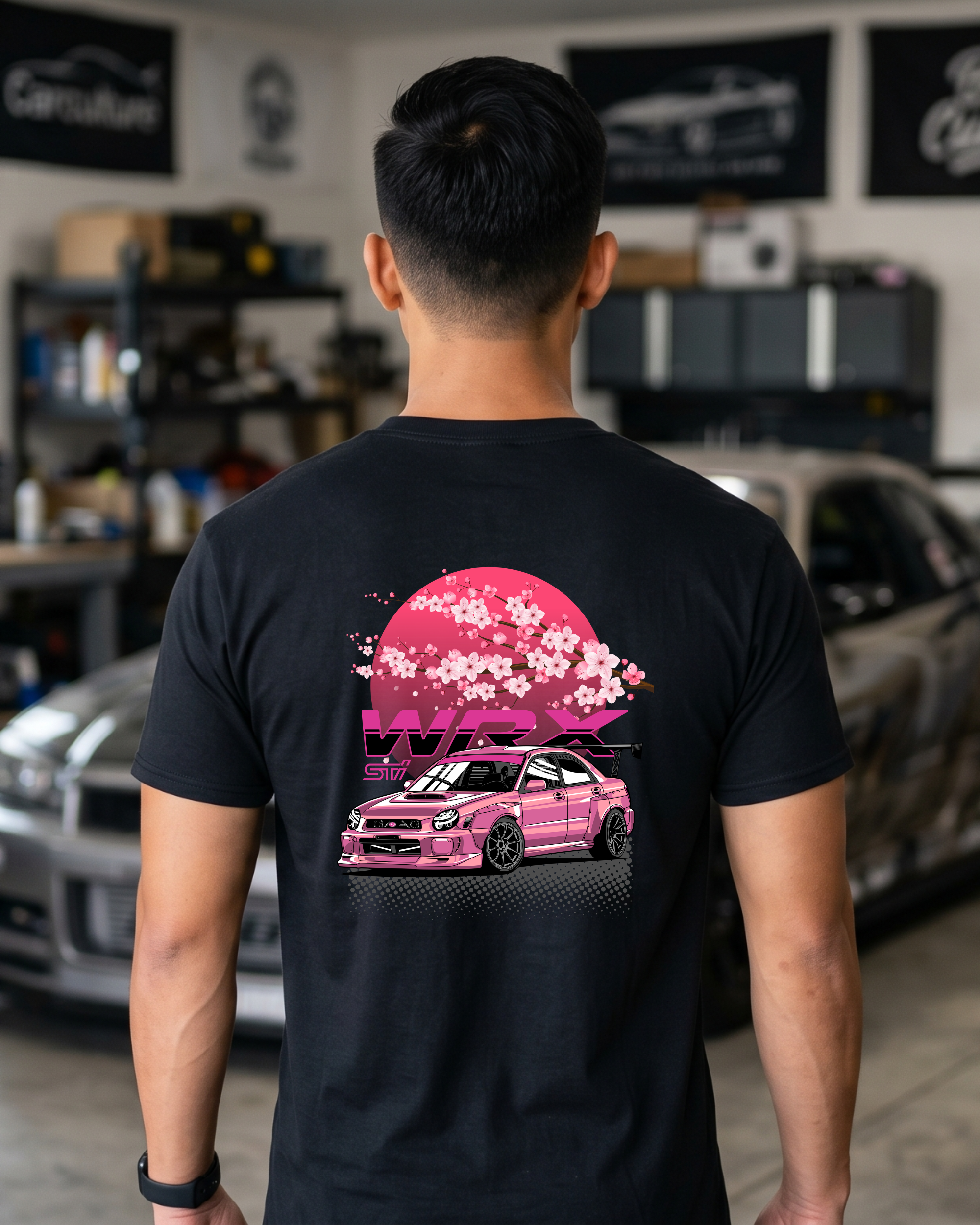 Rally Sakura Performance Tee | AWD Turbo Streetwear Shirt Tuning Techniques