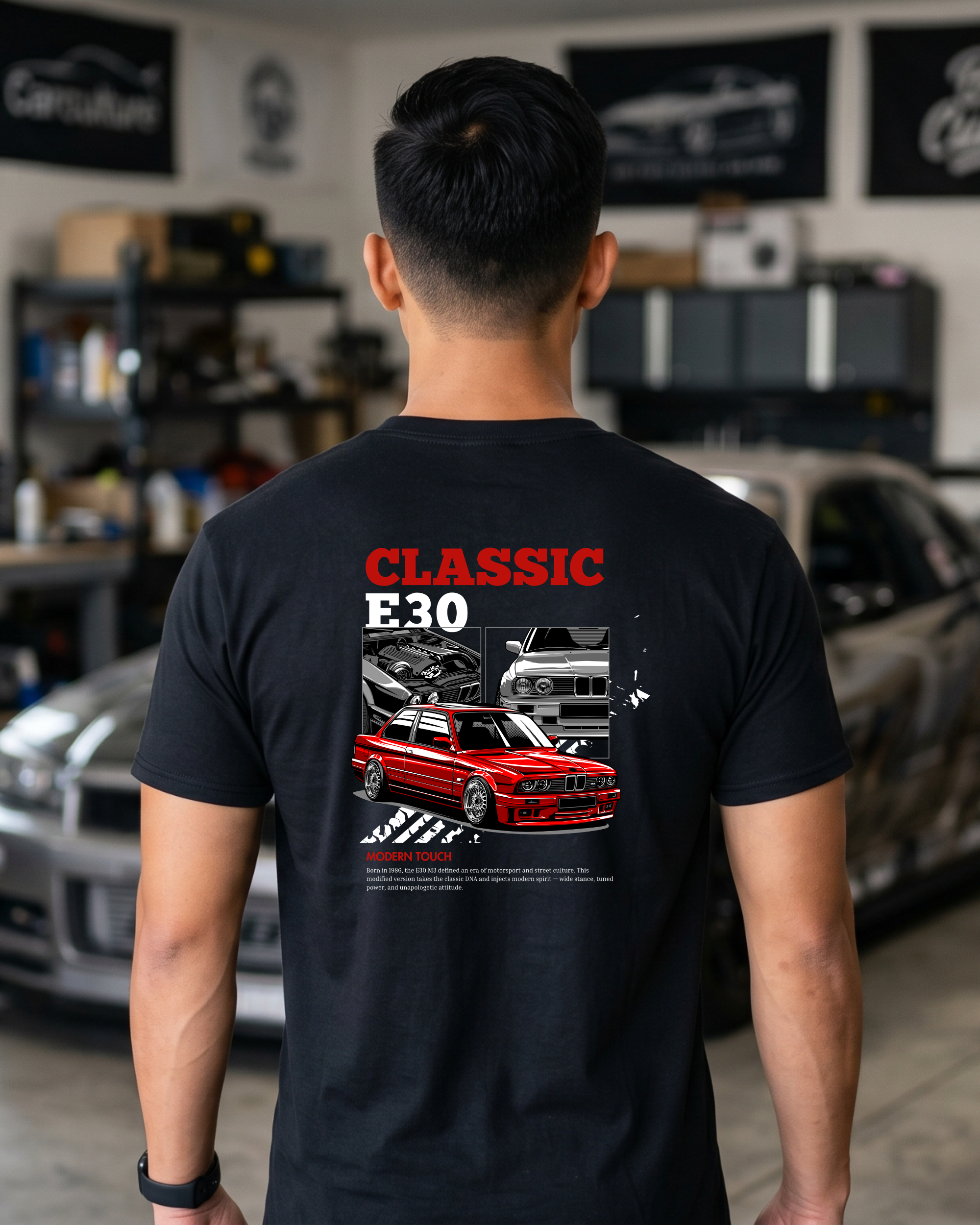 Retro Classic E30 Tee | “I Am The Boss” Vintage Streetwear Shirt Tuning Techniques