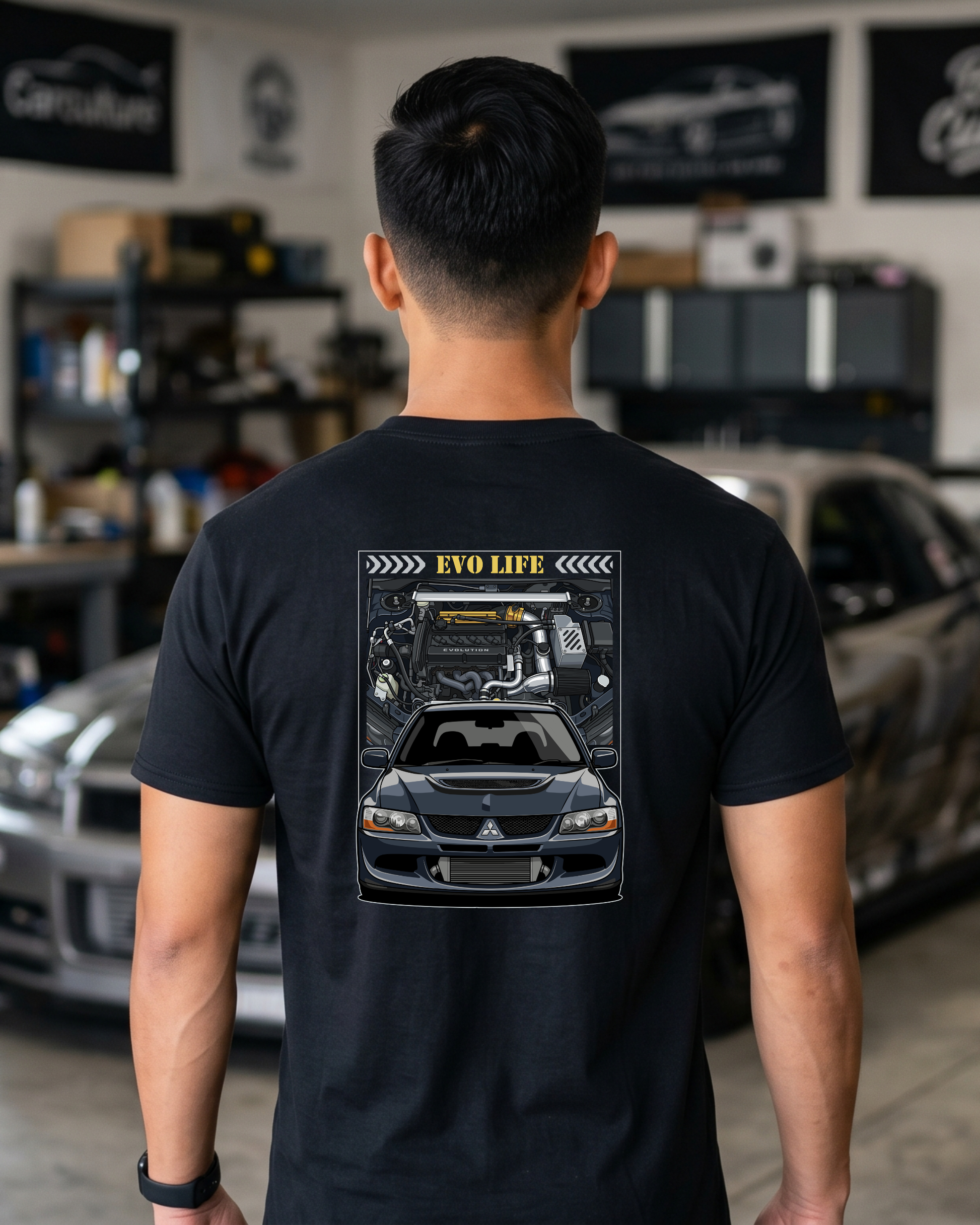 EVO Life Tee | Rally Inspired Performance Streetwear Shirt Tuning Techniques