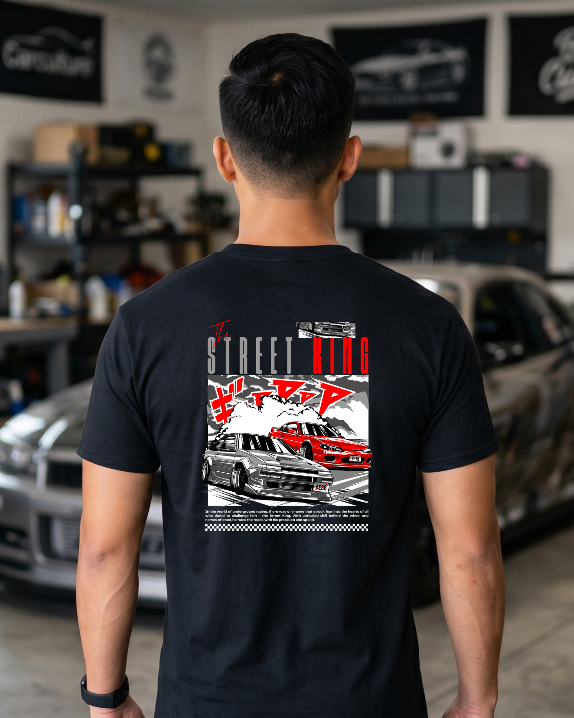 Street King Drift Tee | JDM Drift Culture Streetwear Shirt Tuning Techniques