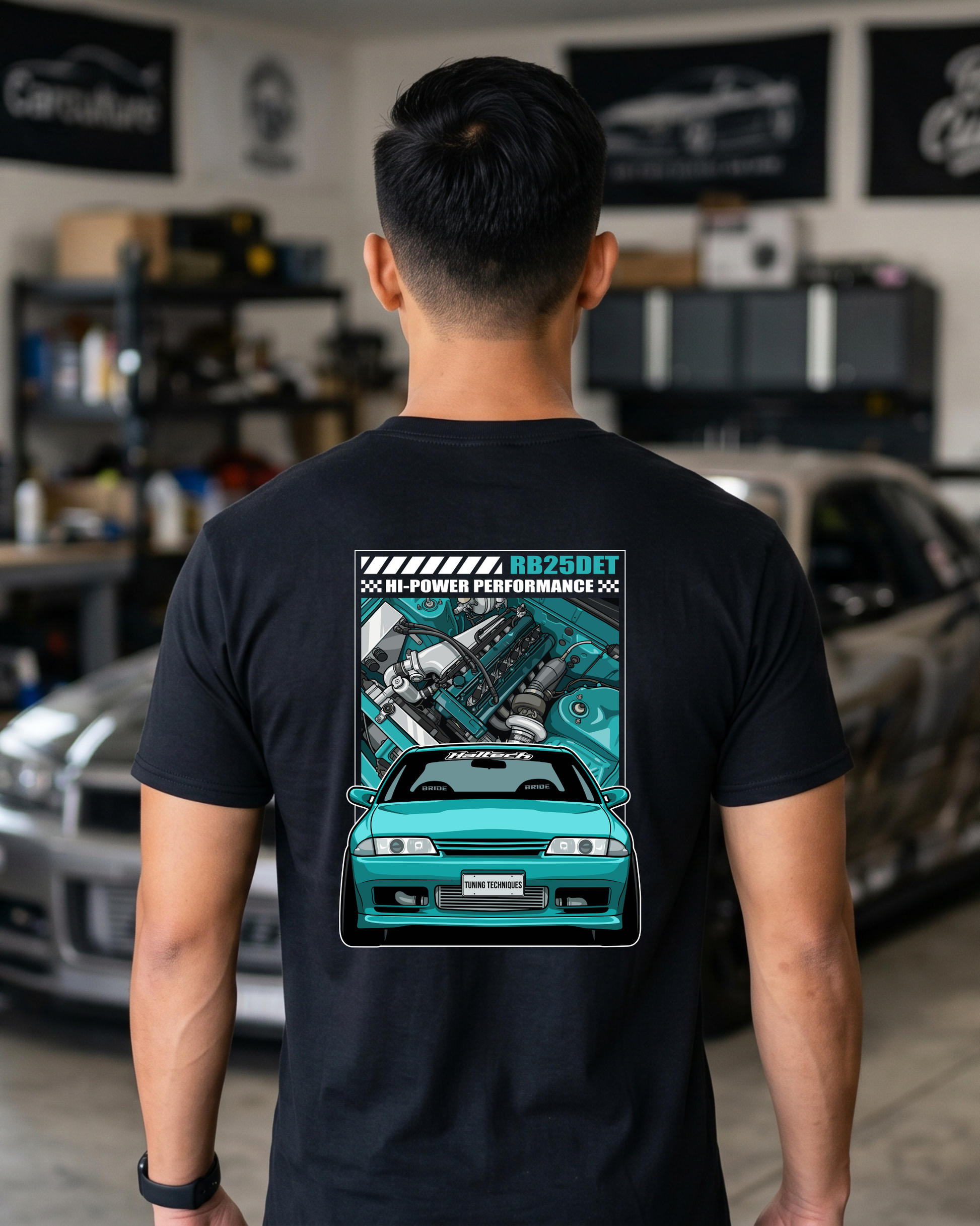RB25DET Performance Tee | JDM Turbo Engine Graphic Streetwear Shirt Tuning Techniques