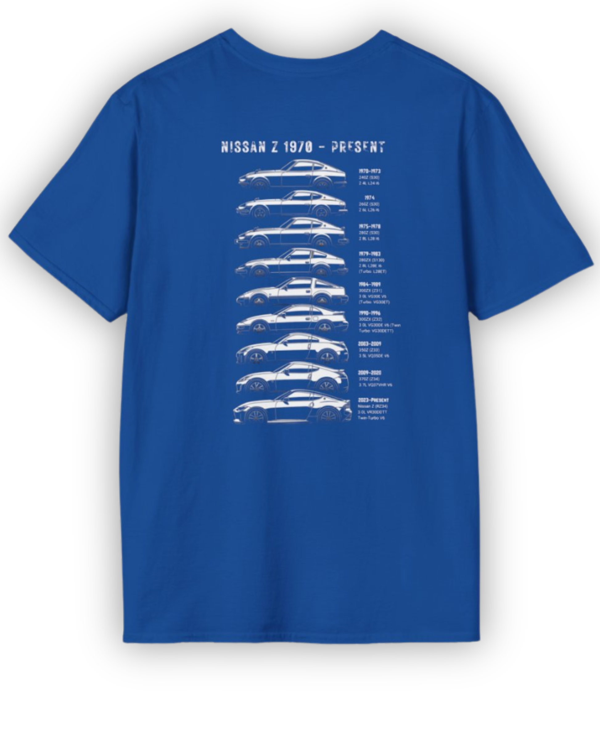 Nissan Z Generations Tee | 1970–Present Heritage Collection | JDM Streetwear Shirt Tuning Techniques
