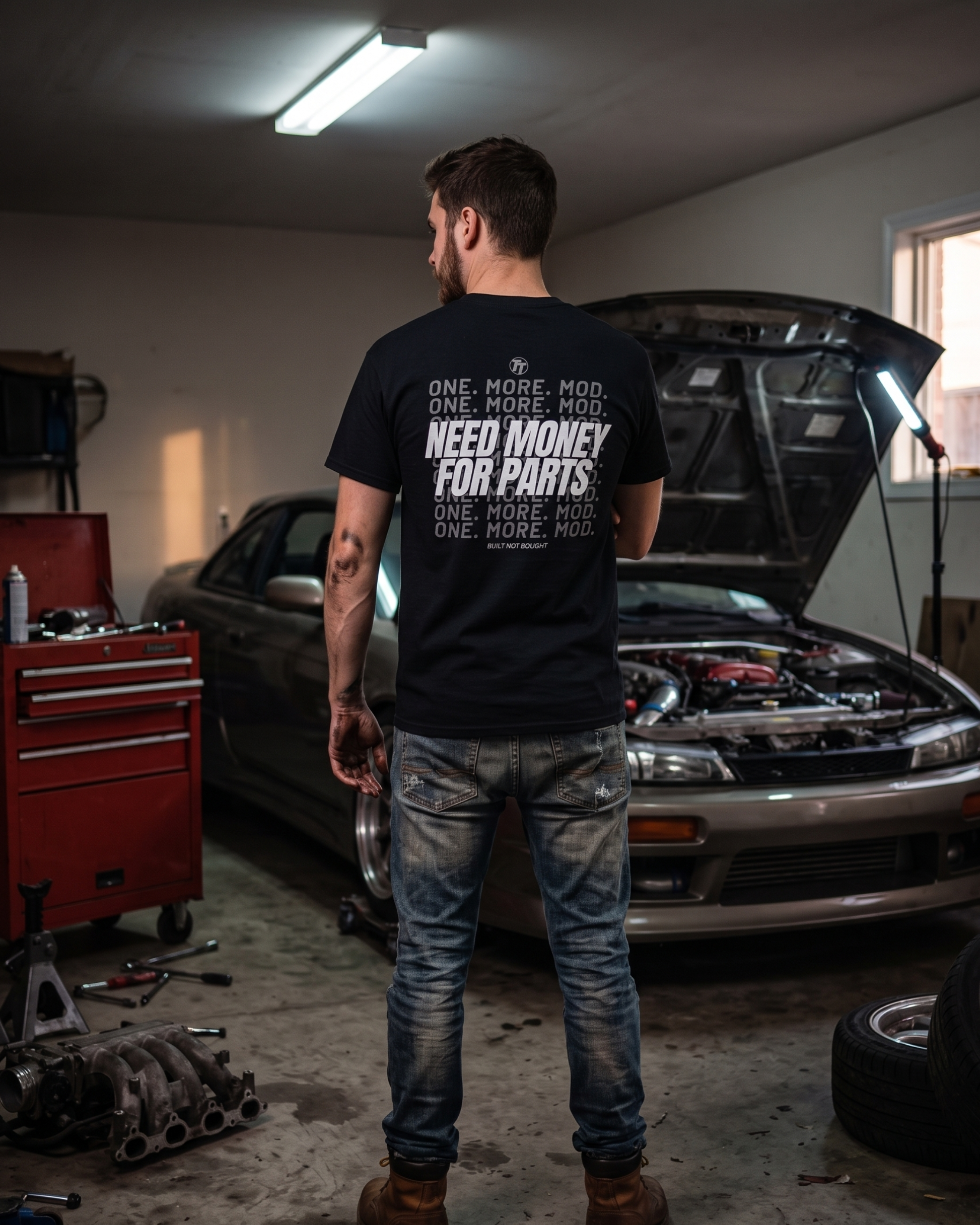 One More Mod Tee | Need Money for Parts Garage Life Shirt Tuning Techniques