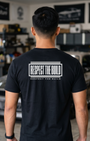 Respect The Build Tee | Minimalist Automotive Streetwear Shirt Tuning Techniques