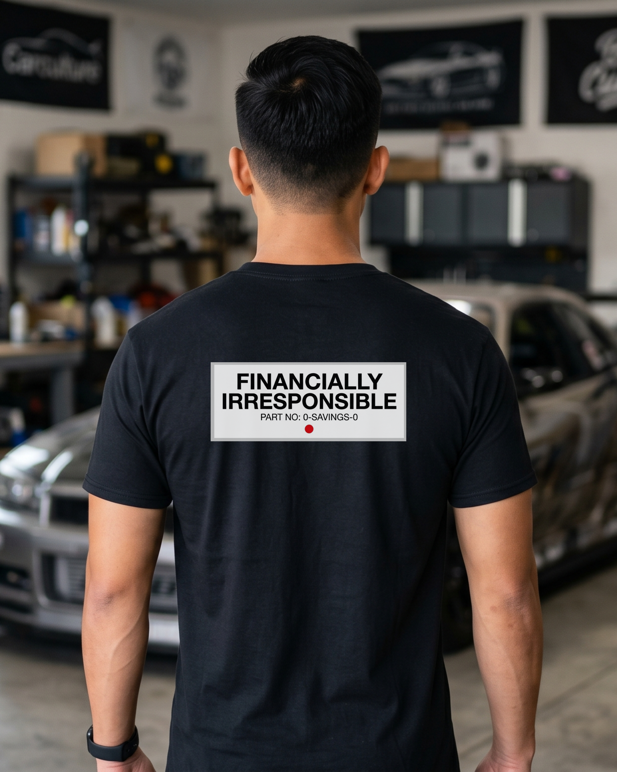 Financially Irresponsible Tee | Garage Life Streetwear Shirt Tuning Techniques