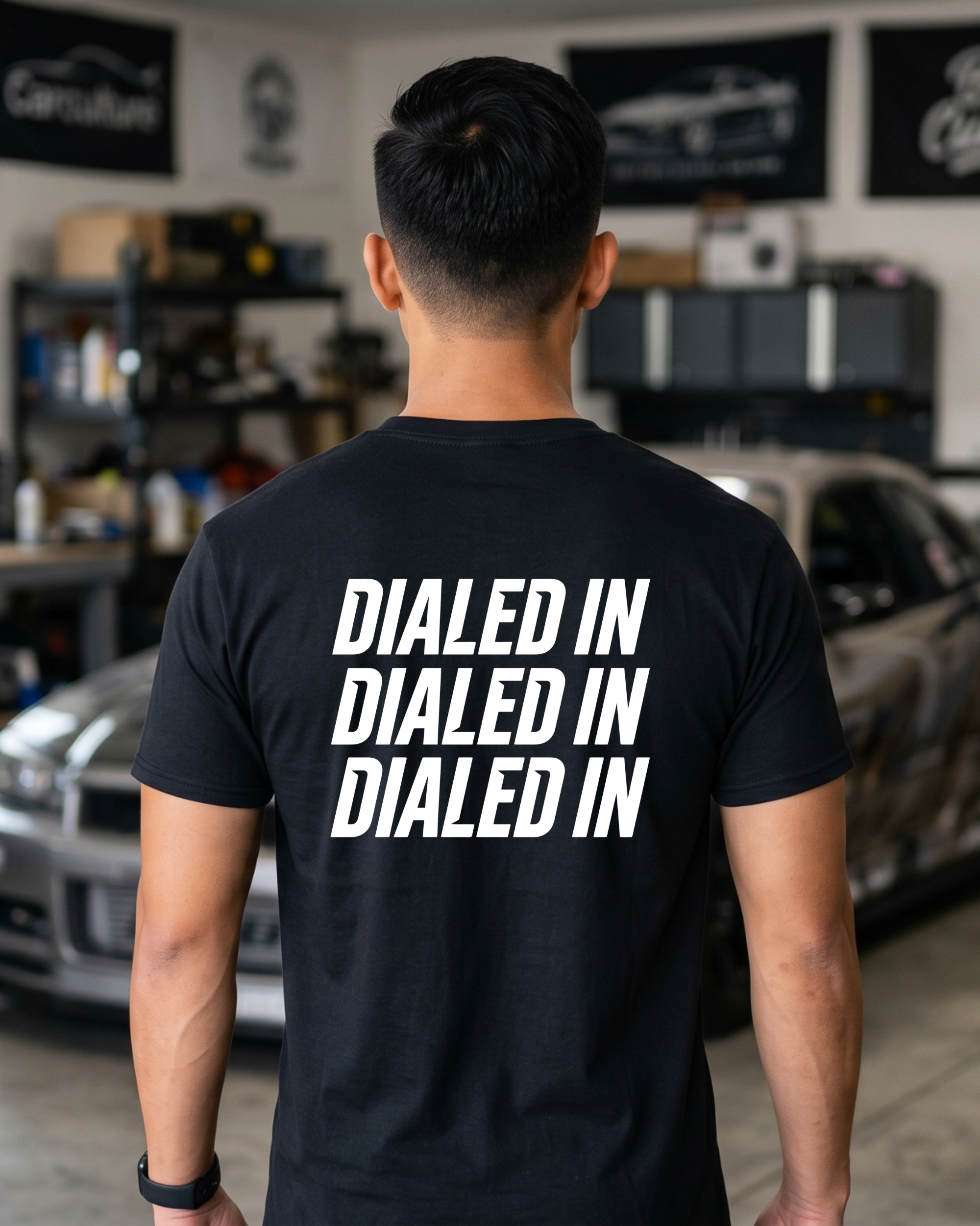 Dialed In Tee | Minimalist Automotive Streetwear Shirt Tuning Techniques