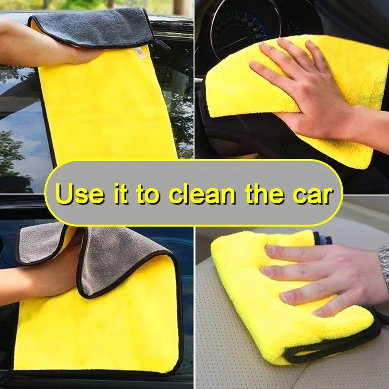 1/3/5Pcs Microfiber Cleaning Towel