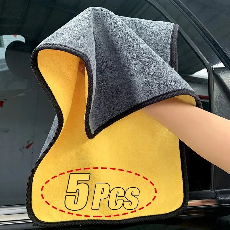 1/3/5Pcs Microfiber Cleaning Towel